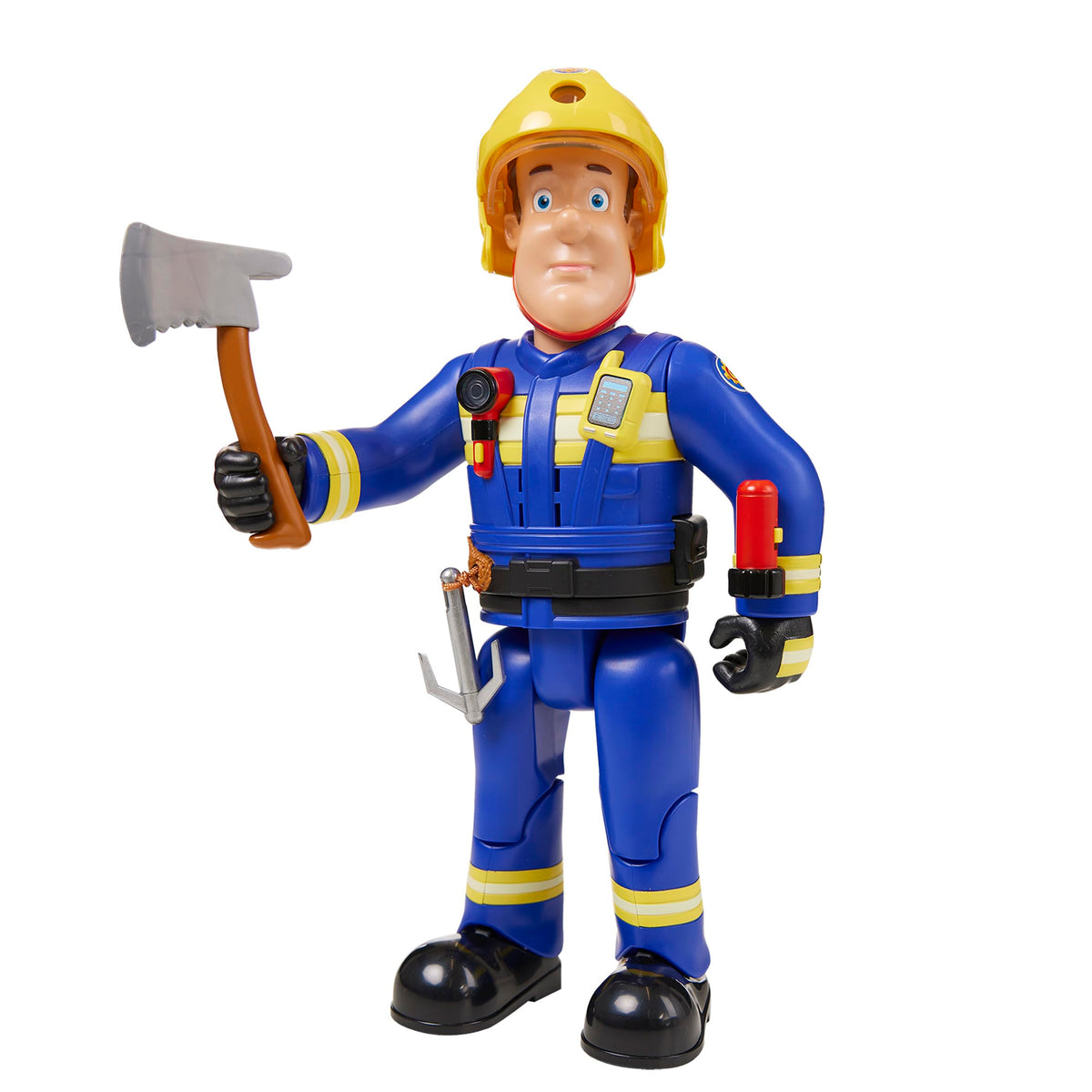 Fireman Sam Ultimate Hero Electronic Action Figure - 12" Articulated, Lights & Sounds, Ages 3+