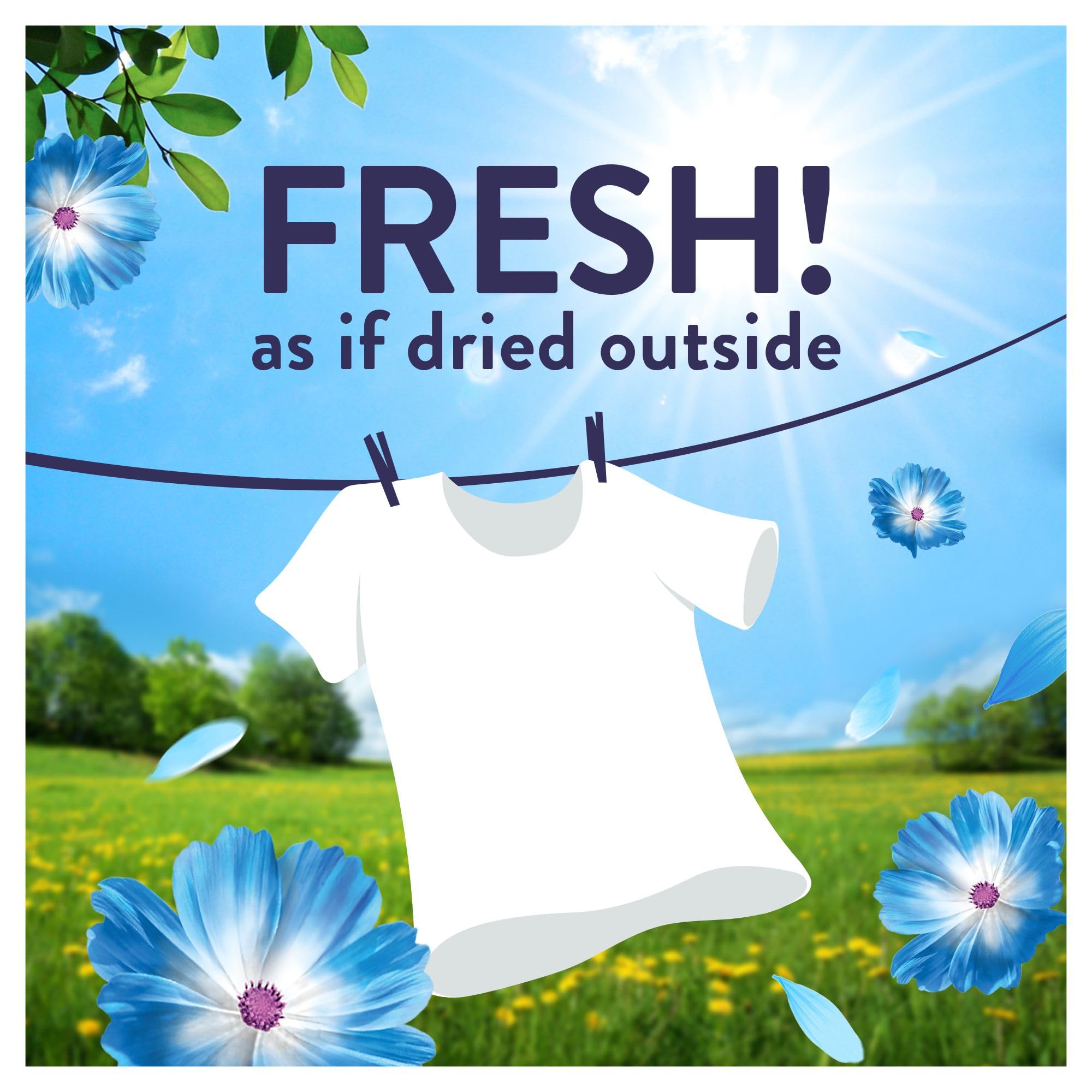 Lenor Outdoorable Liquid Fabric Softener - Spring Awakening Scent | 1.2L | 86 Washes 4