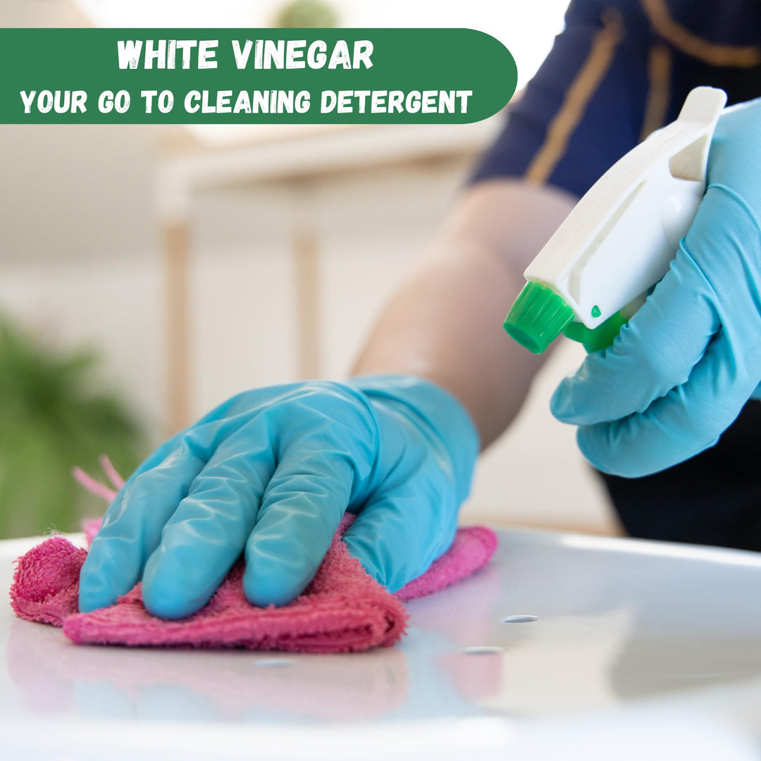 KROZ - 500ml White Vinegar Cleaning Spray with Lemon Scent