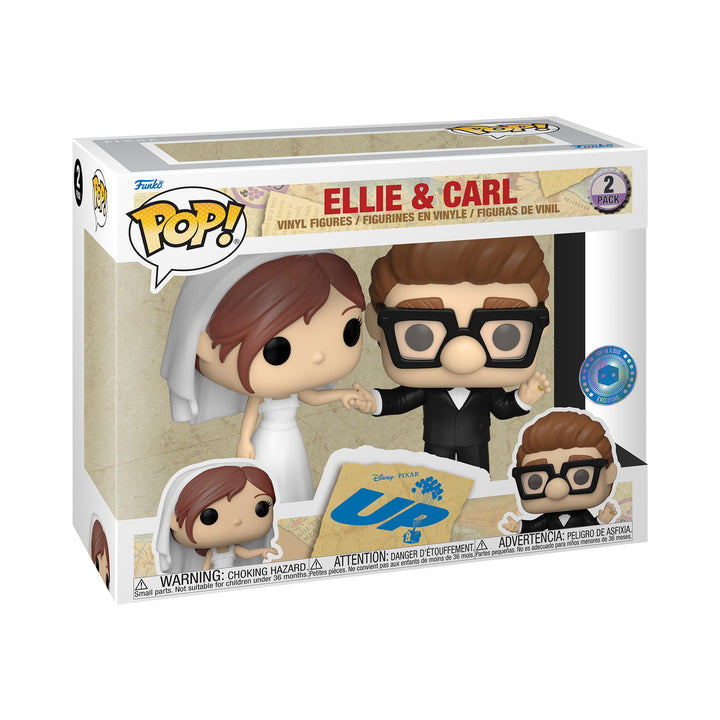 Funko Pop! Disney Up - Carl & Ellie Wedding 2-Pack Vinyl Figure (58860)