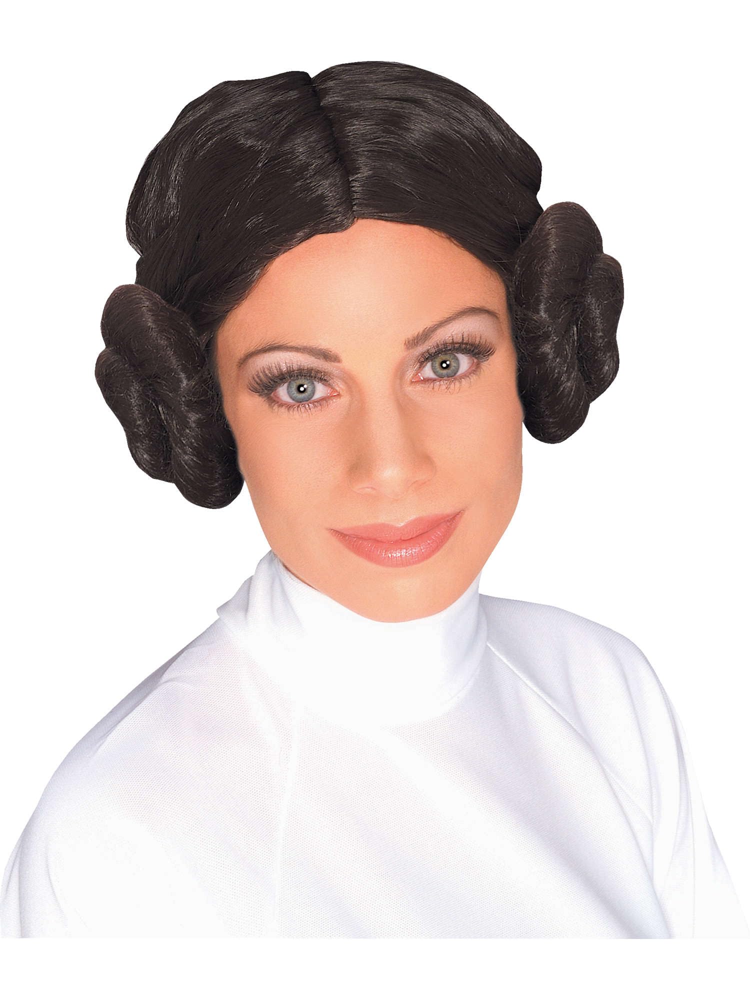 Rubies Star Wars Princess Leia Wig - Adult Costume Accessory | One Size | Braun Polyester 1