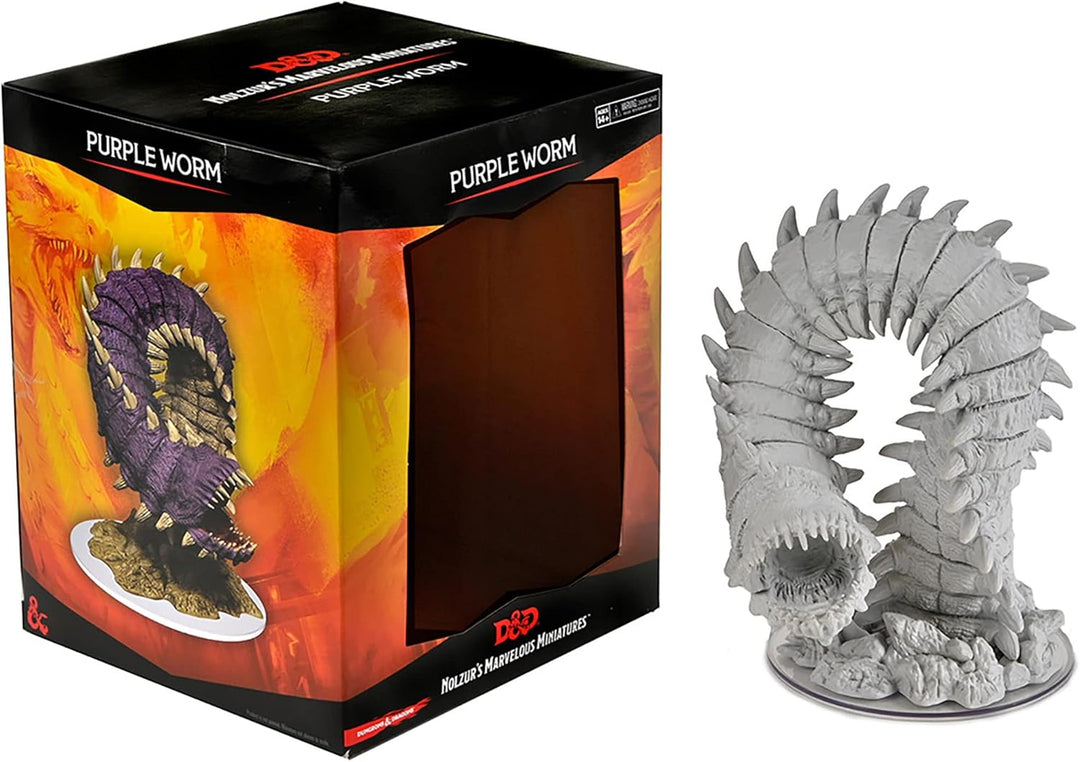 WizKids D&D Nolzur's Marvelous Miniatures Purple Worm Unpainted Figure