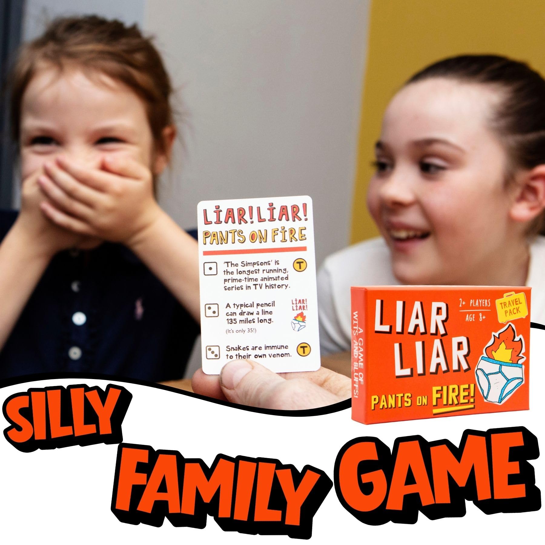 Boxer Gifts Liar Liar Pants on Fire - Family Card Game for Ages 8+ | 2+ Players | English 2
