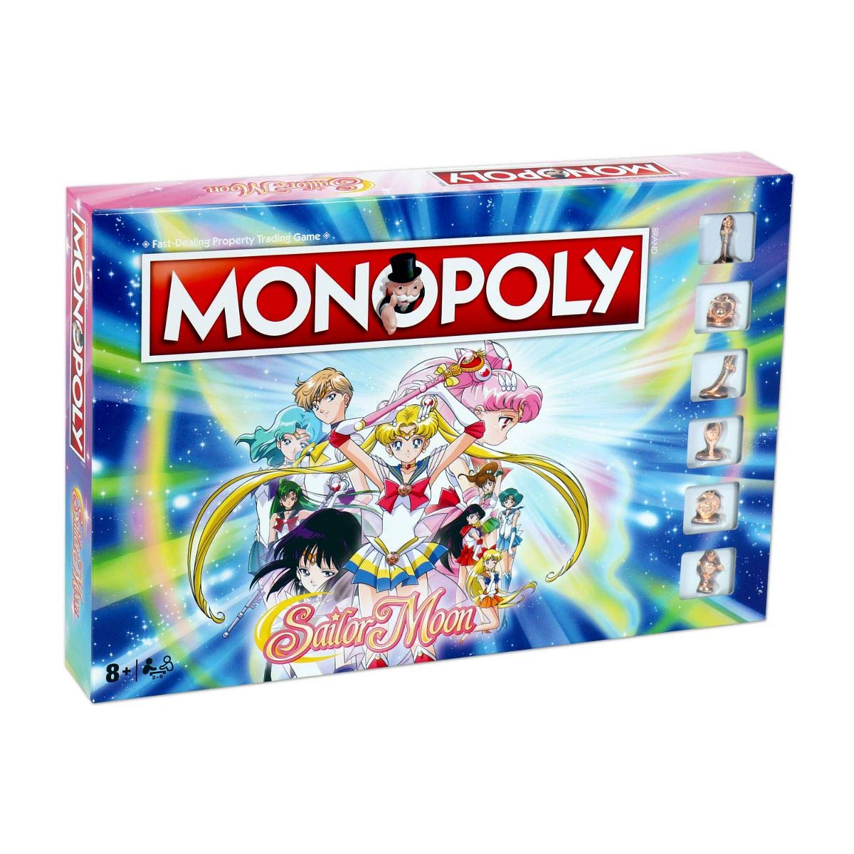 Winning Moves Sailor Moon Monopoly Board Game | 2-6 Players | Ages 8+ | Standard Edition 1