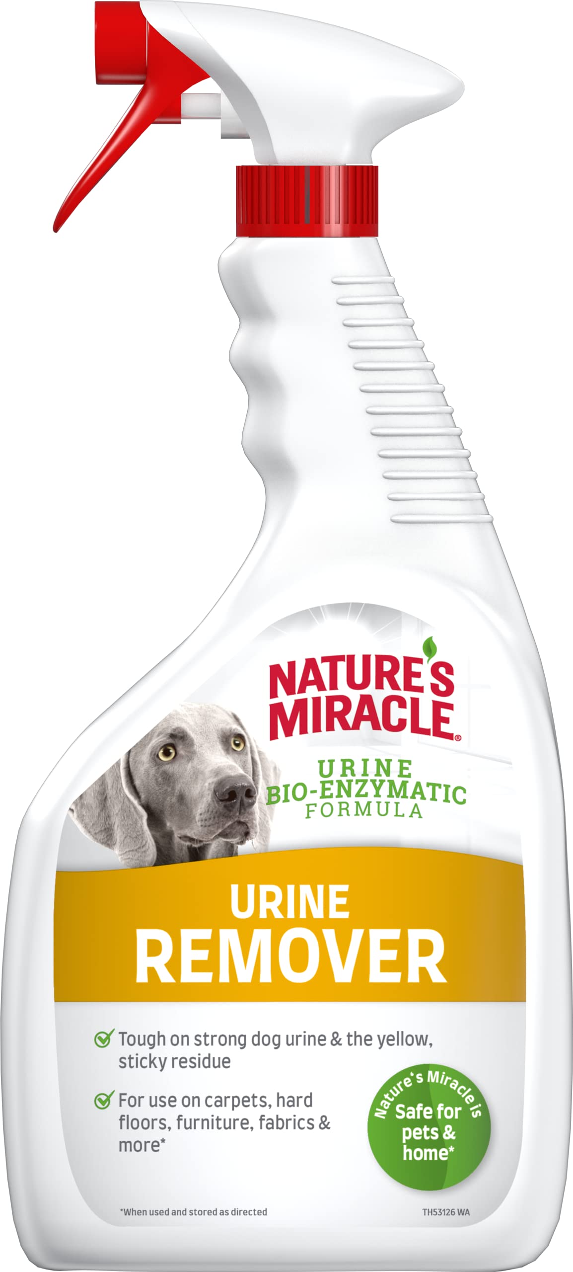 Nature's Miracle Dog Urine Stain & Odour Remover - Bio-Enzymatic Formula, 946 ml