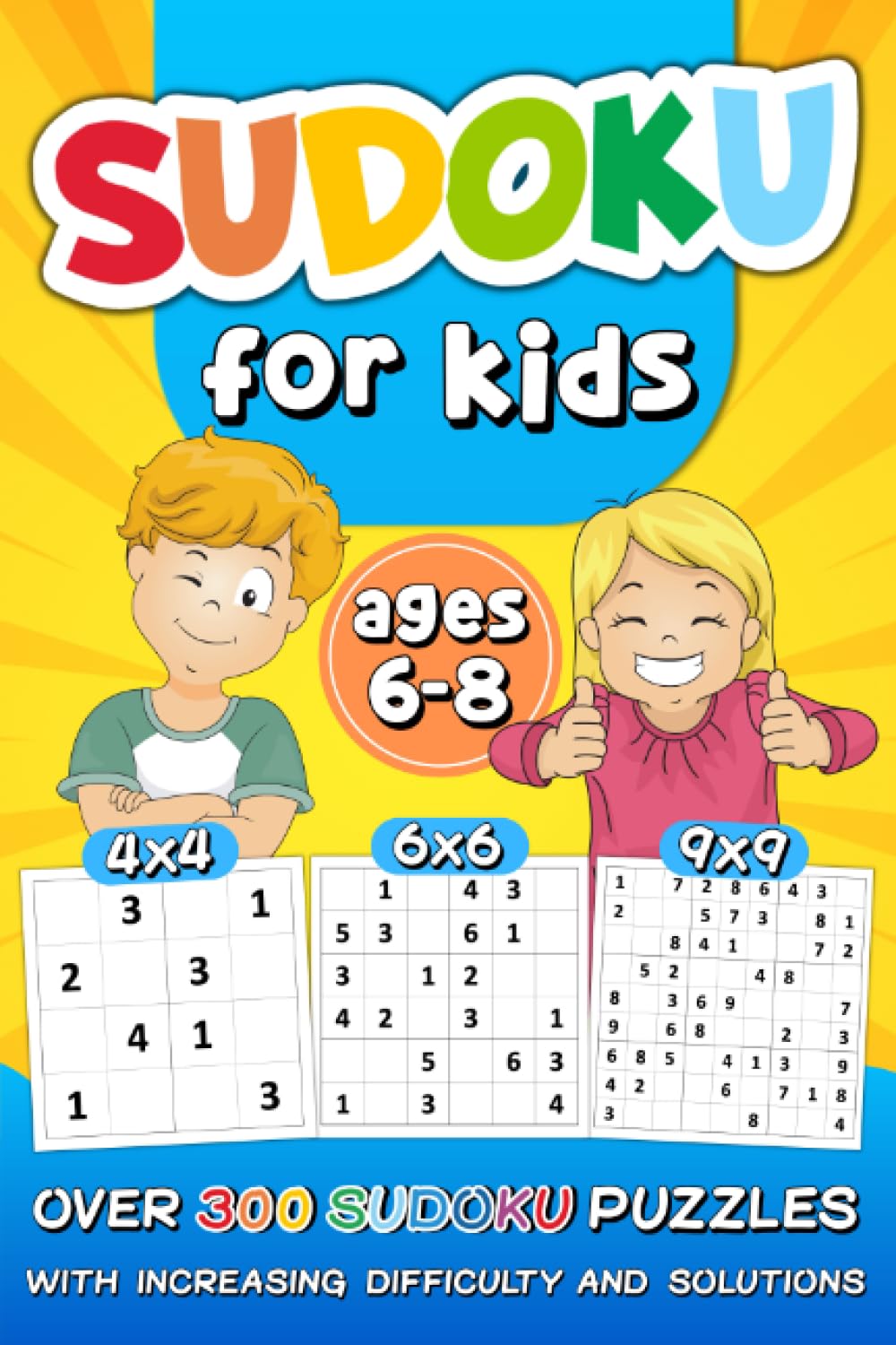 LogicKids Publishing Sudoku for Kids Ages 6-8 - Over 300 Puzzles | Paperback 1