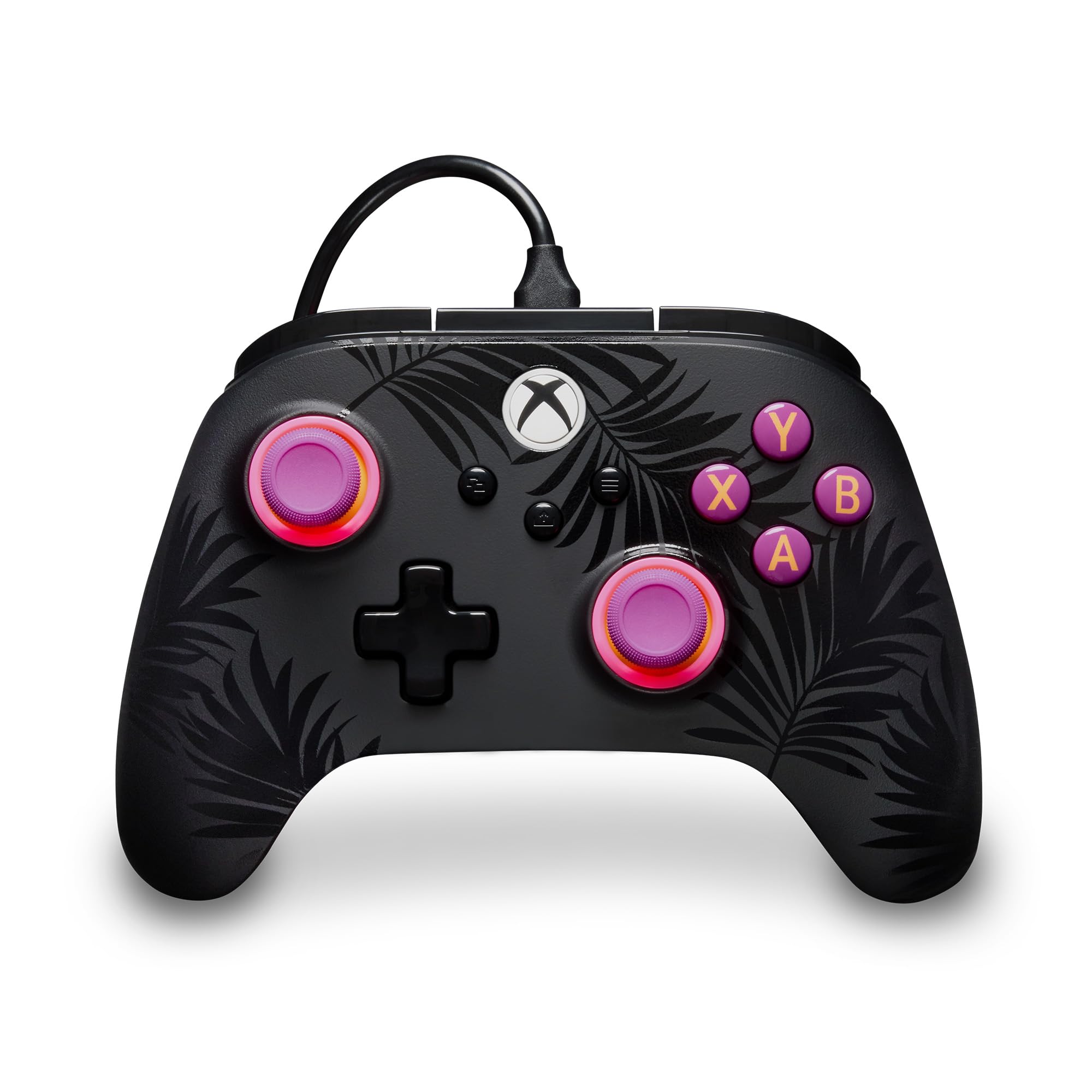 PowerA Advantage Plus Wired Controller for Xbox Series X|S - Moonlit Palms | Hall Effect Sticks