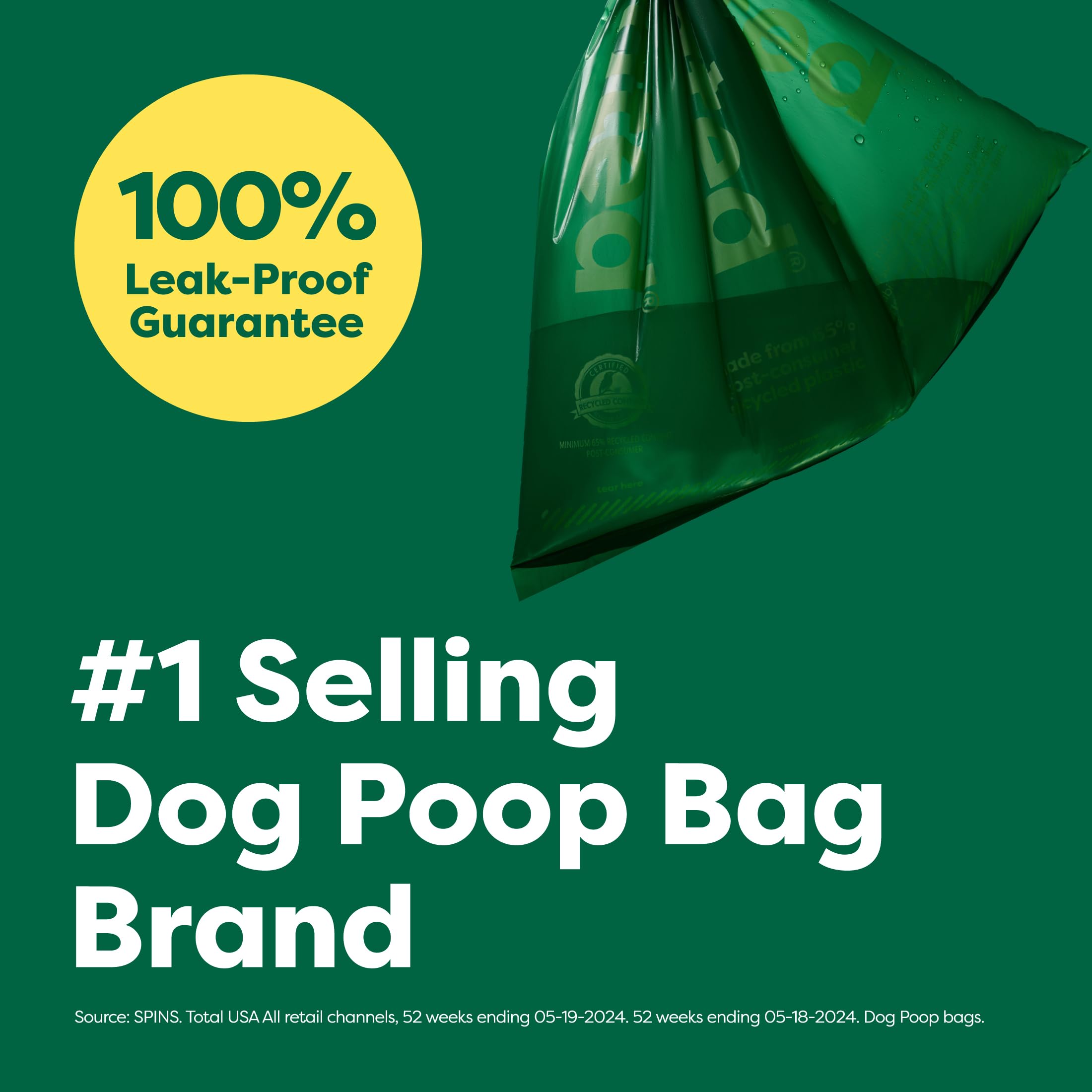 Earth Rated Dog Poo Bags Value Pack - 600 Lavender Scented Bags | Leak-Proof | 30 Rolls
