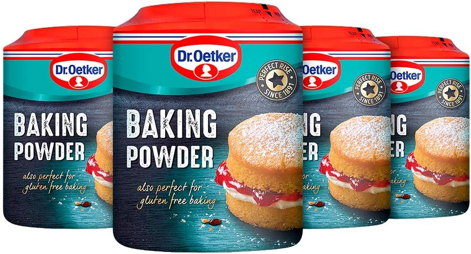 Dr. Oetker Gluten Free Baking Powder - Pack of 4 x 170g 1