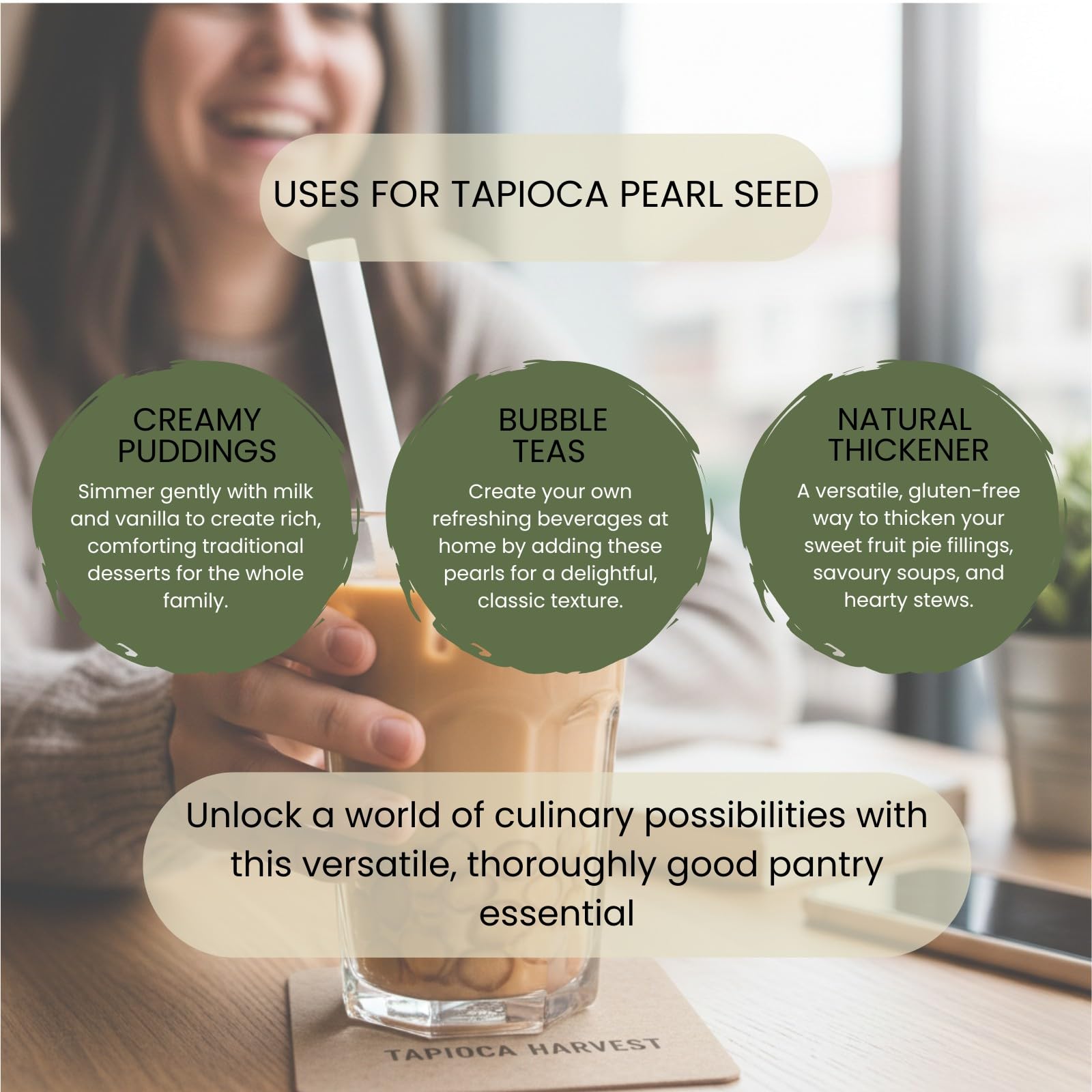 Minton & Donello Tapioca Seed Pearls - Soft, Light & Chewy | 500g Pack 2