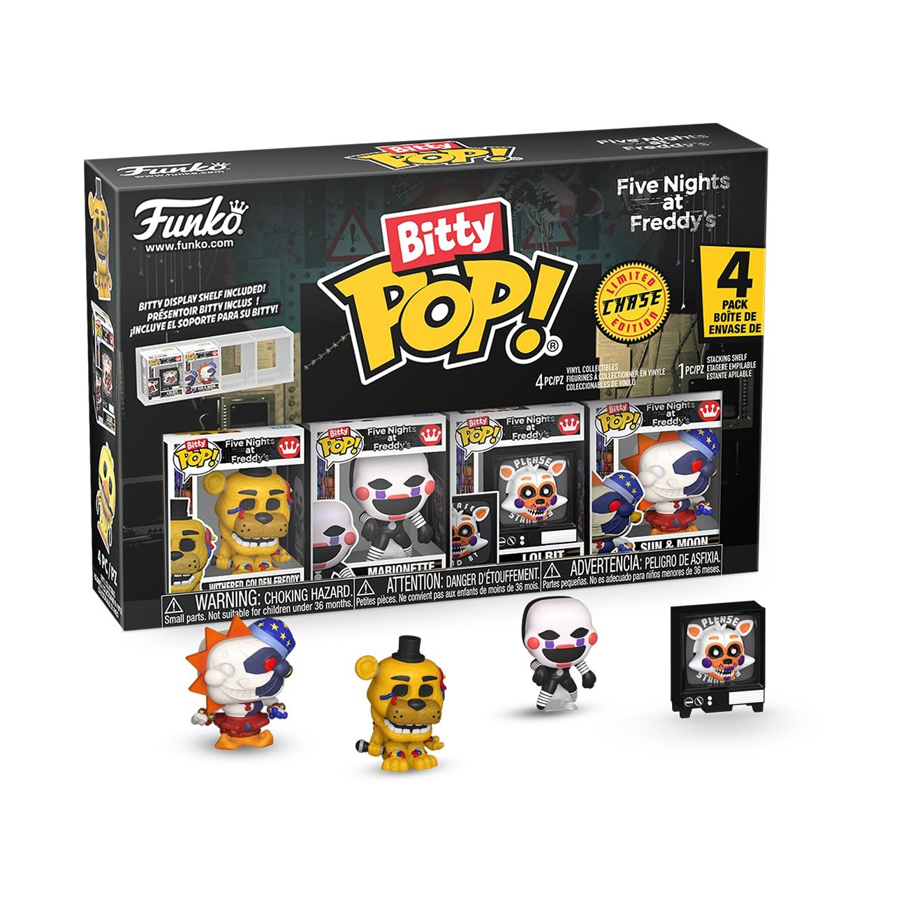 Funko Bitty POP! Five Nights at Freddy's 4-Pack - Collectible Vinyl Figures | 0.9-inch Figures | Ages 3+