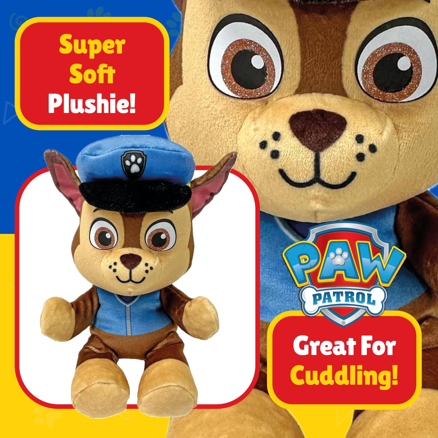 TY Chase Paw Patrol Stuffed Toy - 18cm Sitting Height, Soft Plush, Collectible 4
