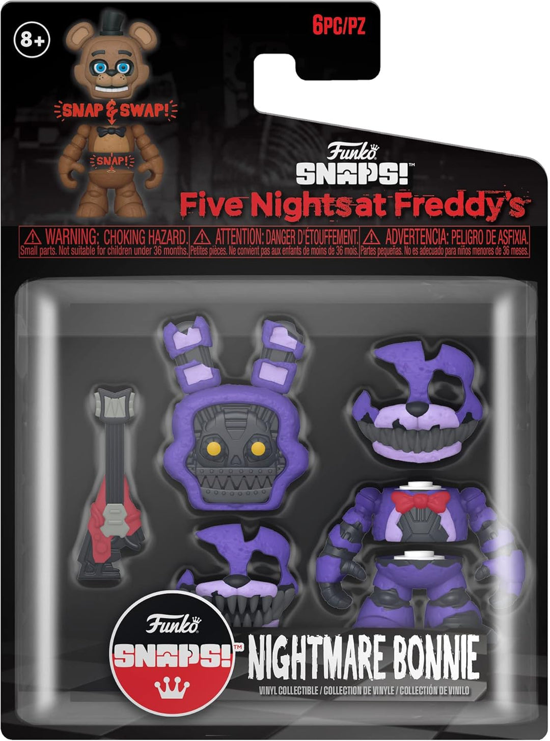 Funko SNAPS! Five Nights at Freddy's - Nightmare Bonnie Snap Collectible Figure (FNAF)