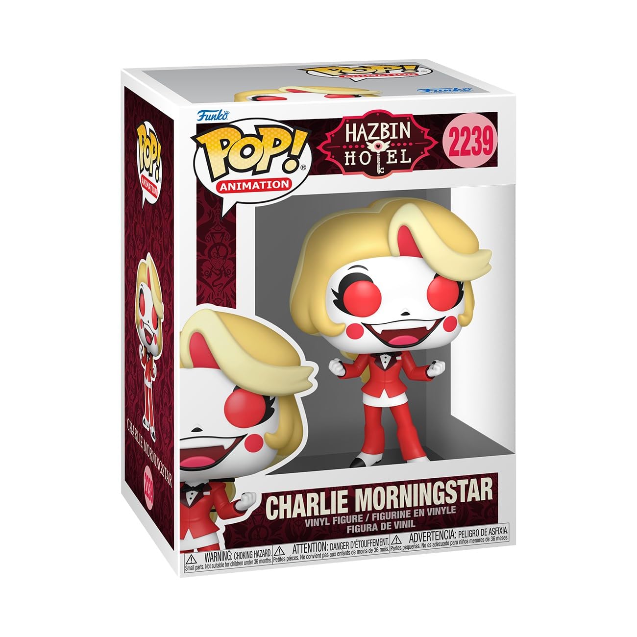 Funko Pop! Charlie Morningstar - Hazbin Hotel Chibi Figure | Vinyl | 3.75 in