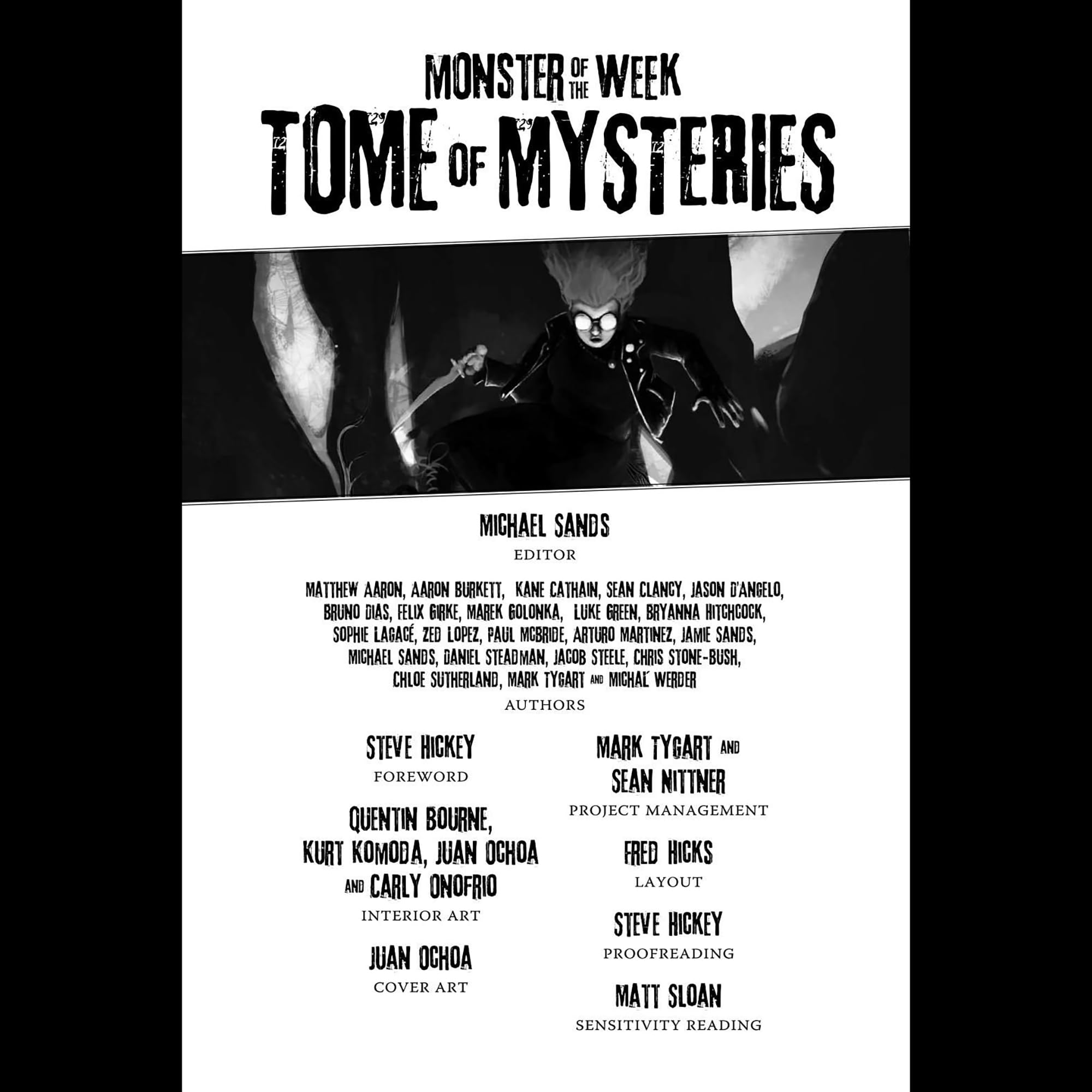 Evil Hat Productions Monster of The Week: Tome of Mysteries RPG Supplement | Hardcover 3