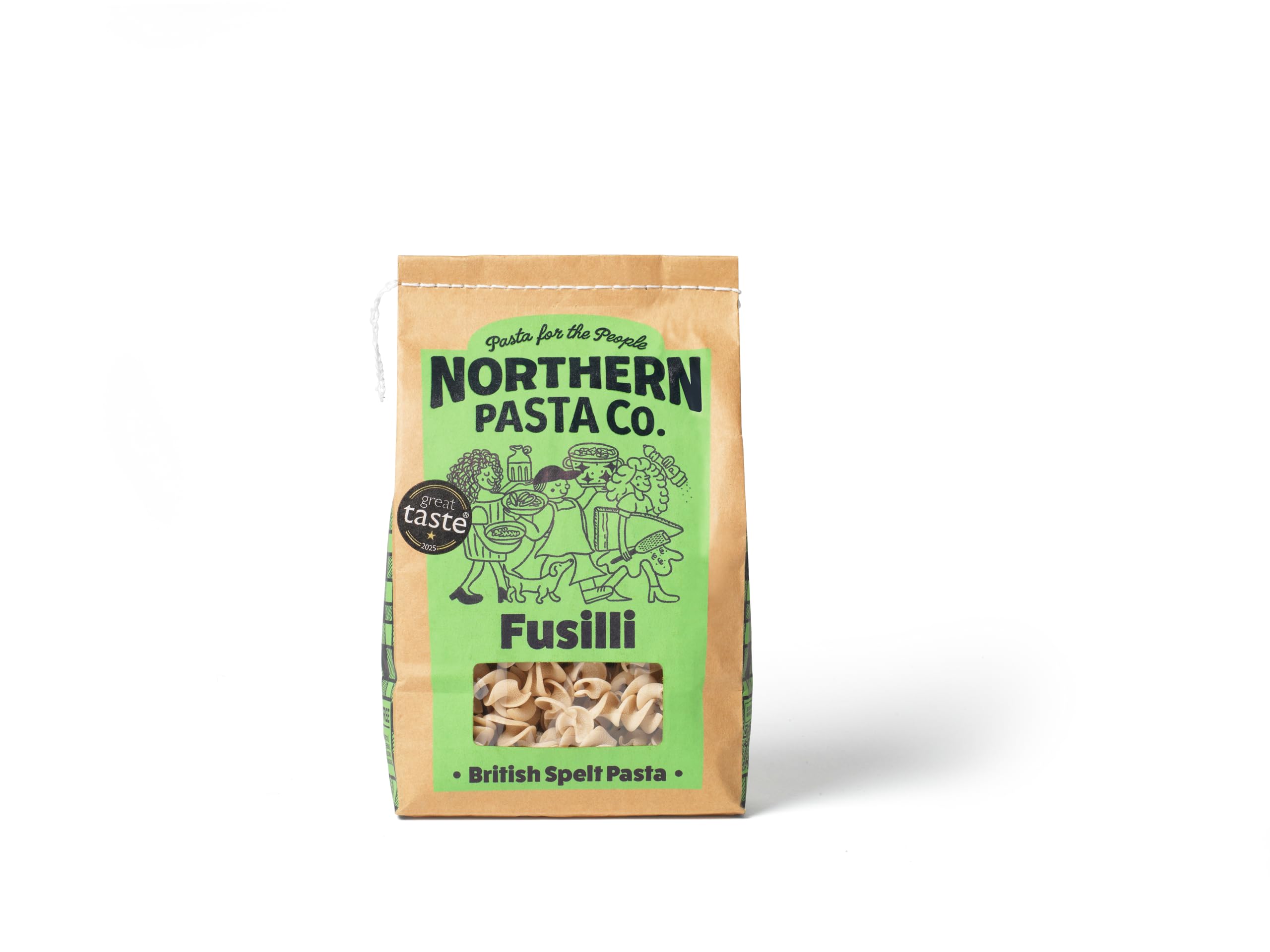 Northern Pasta Co Fusilli Pasta - 360g | Spelt & Wheat Semolina | Made in UK 1