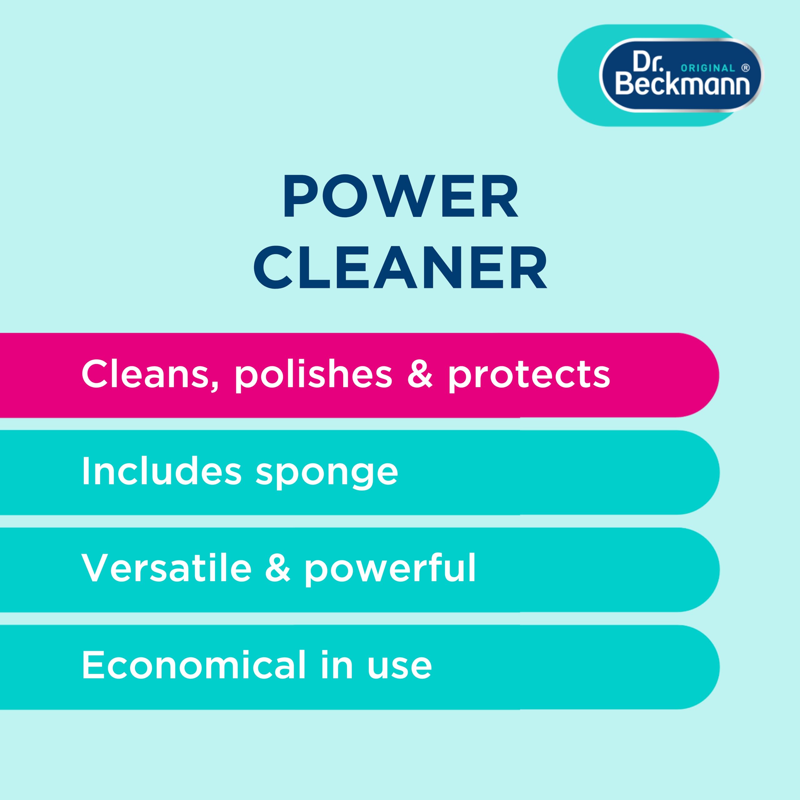 Dr. Beckmann Power Cleaner Paste - Cleans, Polishes & Protects | 550g 2