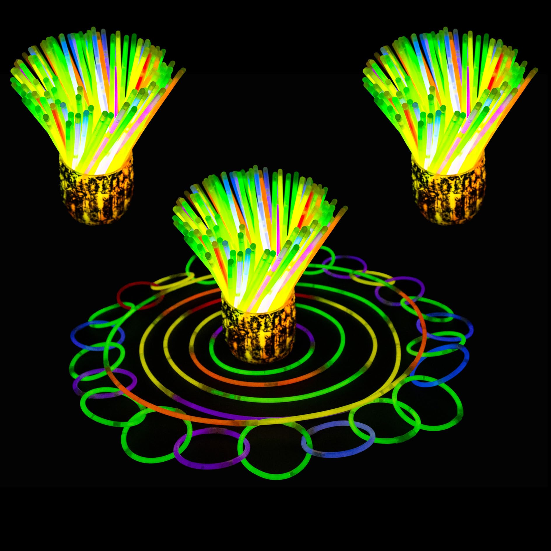 SHATCHI Glow Sticks Pack - 400Pcs Neon Glowsticks | Unisex Children 9