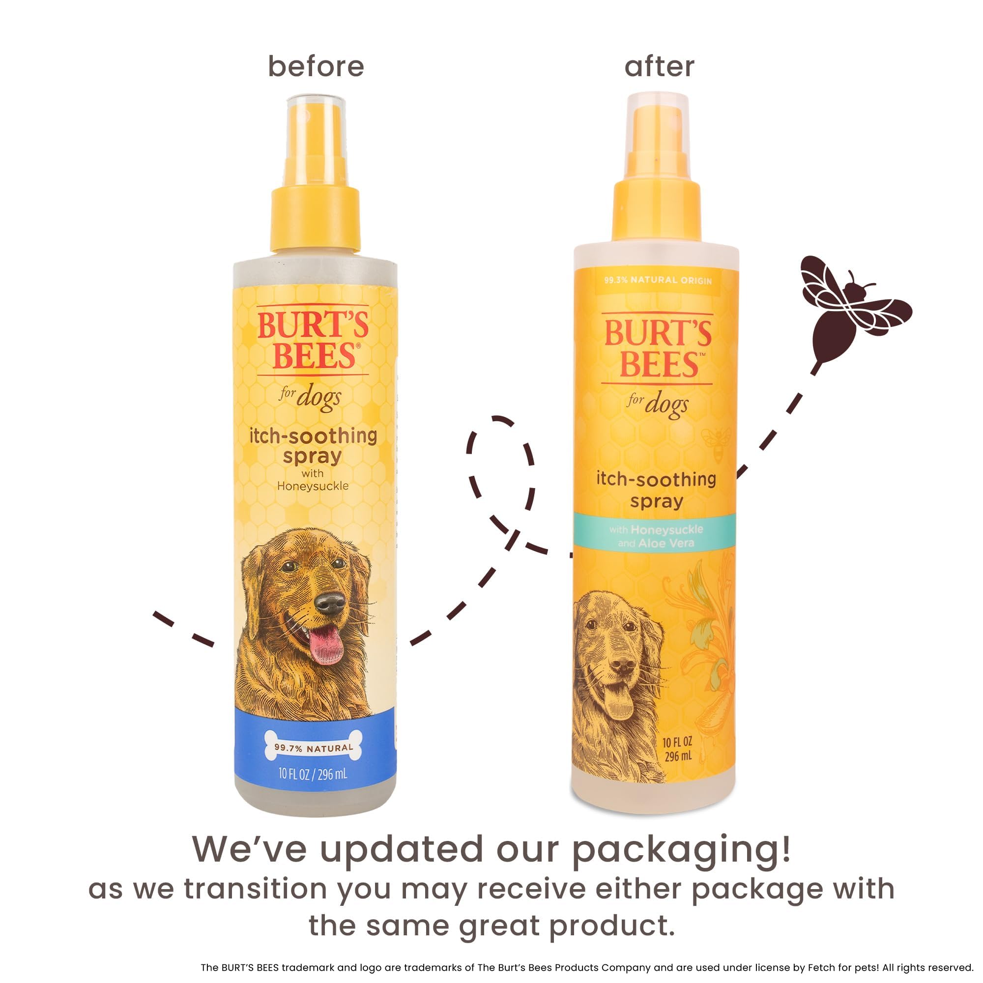 Burt's Bees for Pets Itch Soothing Spray - Oat & Honeysuckle, 10 fl oz