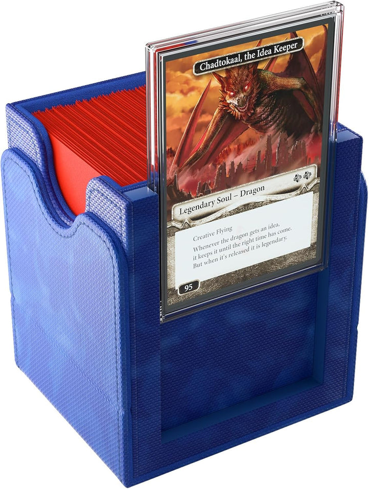 Gamegenic Magic: The Gathering Squire Plus 100+ XL Convertible Blue Commander Deck Box