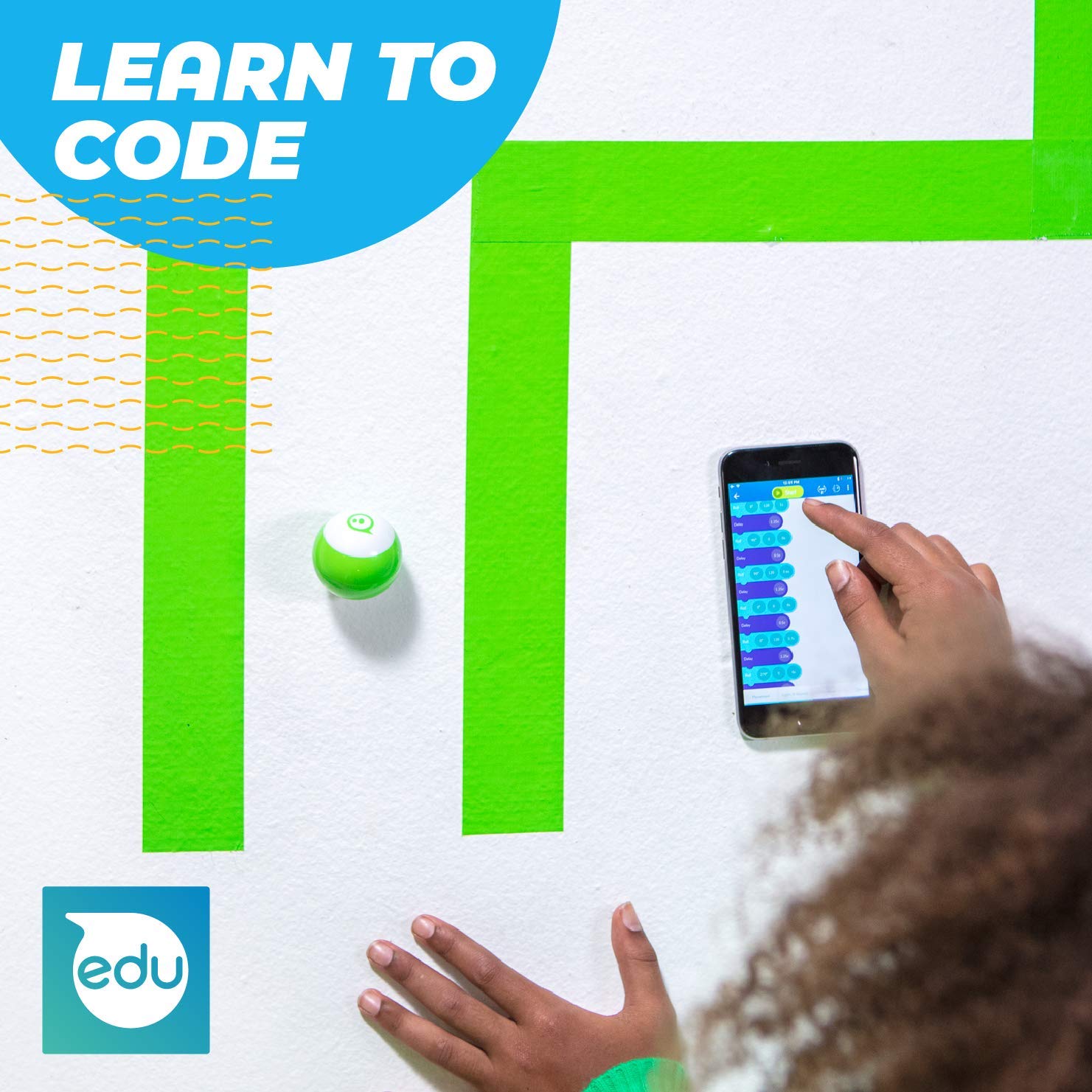 Sphero Mini Green App-Controlled Robotic Ball | STEM Coding Toy | Ages 8+ 4