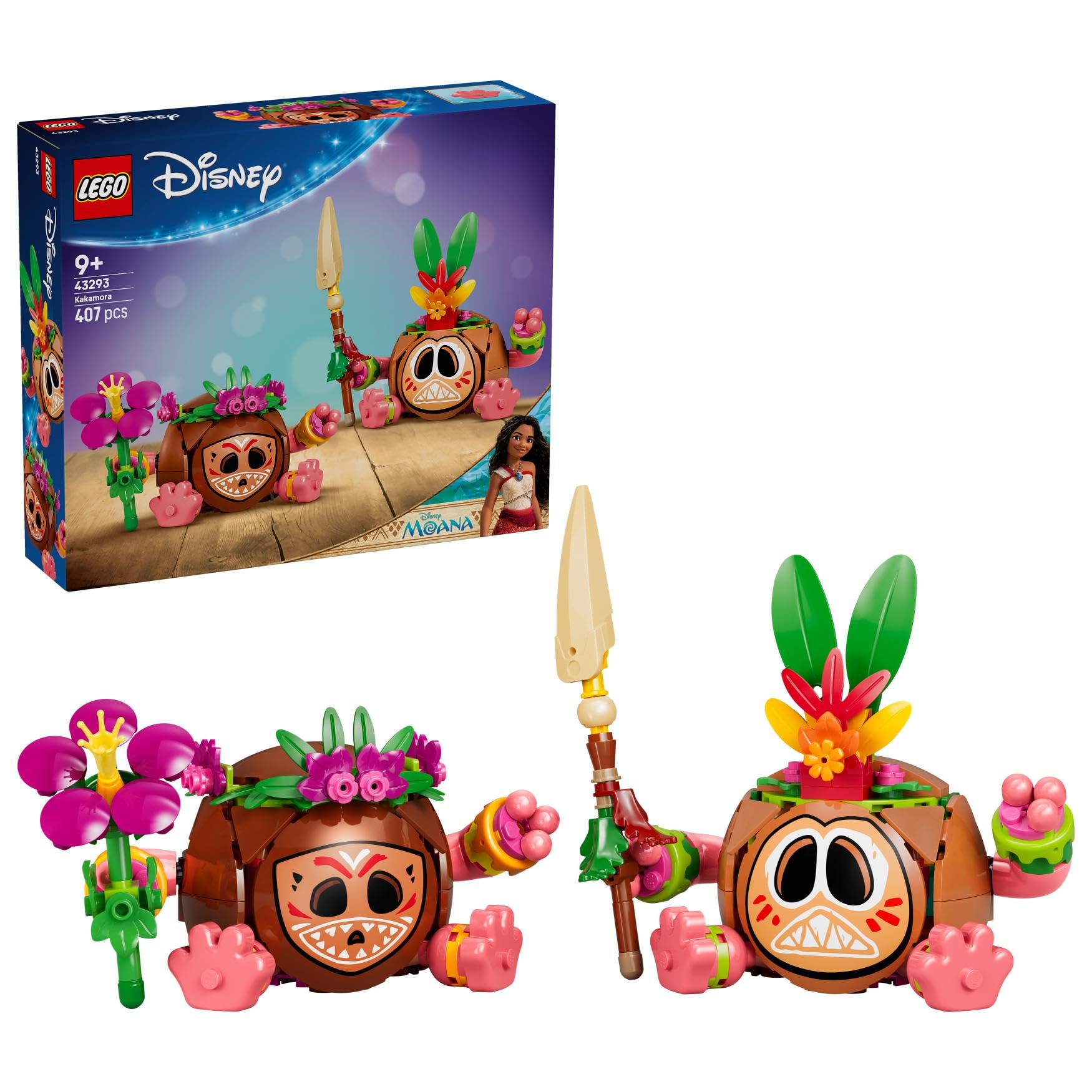 LEGO Disney Moana Kakamora Building Set 43293 | Ages 9+ | Includes 2 Figures & Accessories 1