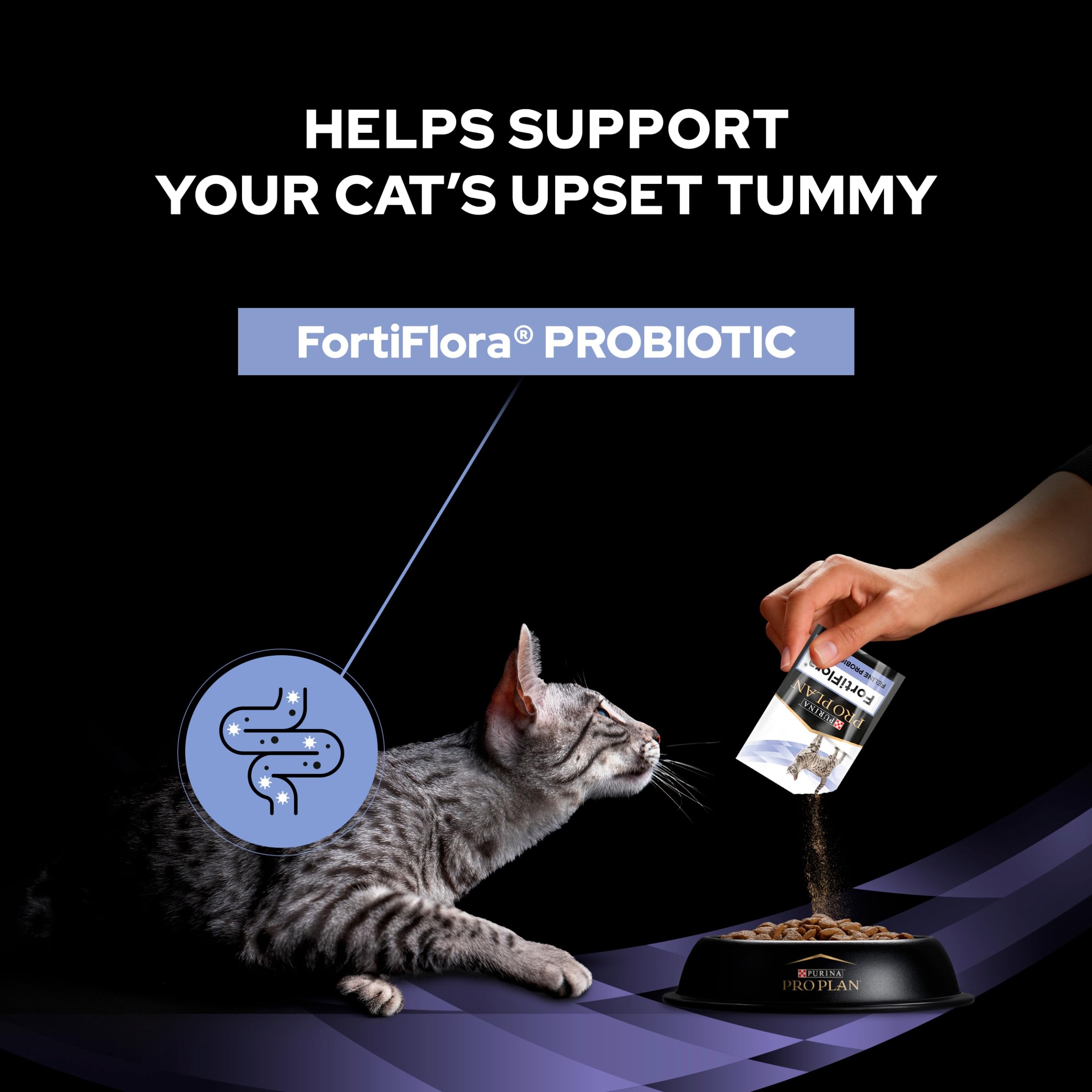 Pro Plan Veterinary Diets Fortiflora Probiotic Cat Supplements - 30x1g Sachets | Supports Intestinal Health 3
