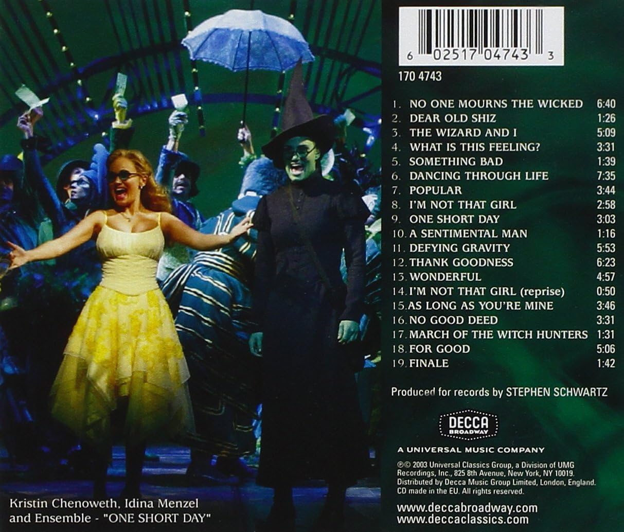 Wicked - Original Broadway Cast Recording [Audio CD] 2