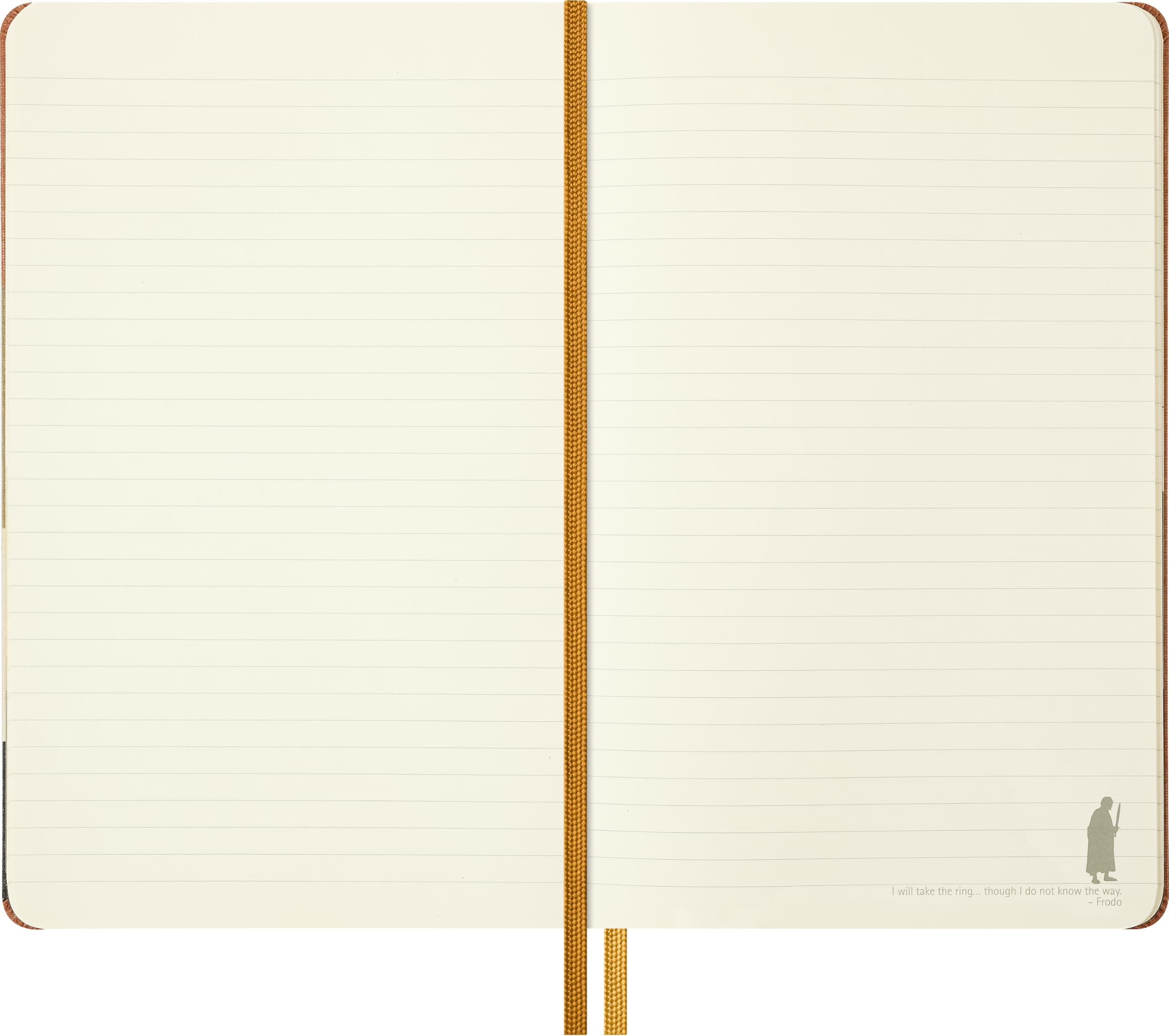Moleskine The Lord of the Rings Frodo and Sam Large Lined Notebook | Hardback Cotton Canvas Cover | 13 x 21 cm 6
