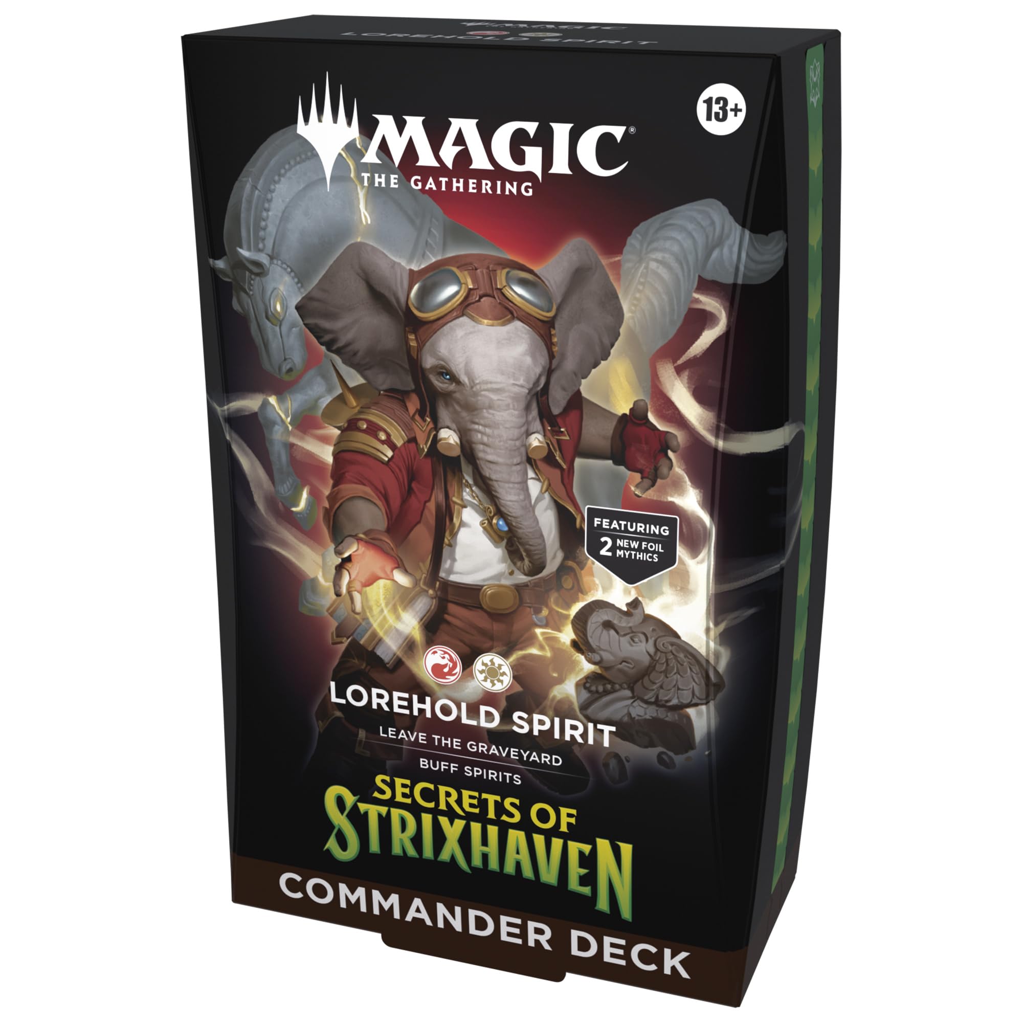 Magic: The Gathering Secrets of Strixhaven Commander Deck - Lorehold Spirit | 100 Cards