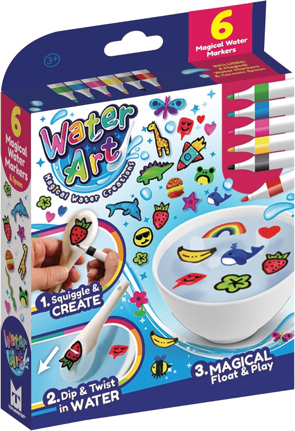 Water Art WA1001 - 6 Pack Magical Water Drawing Craft Kit for Kids 1