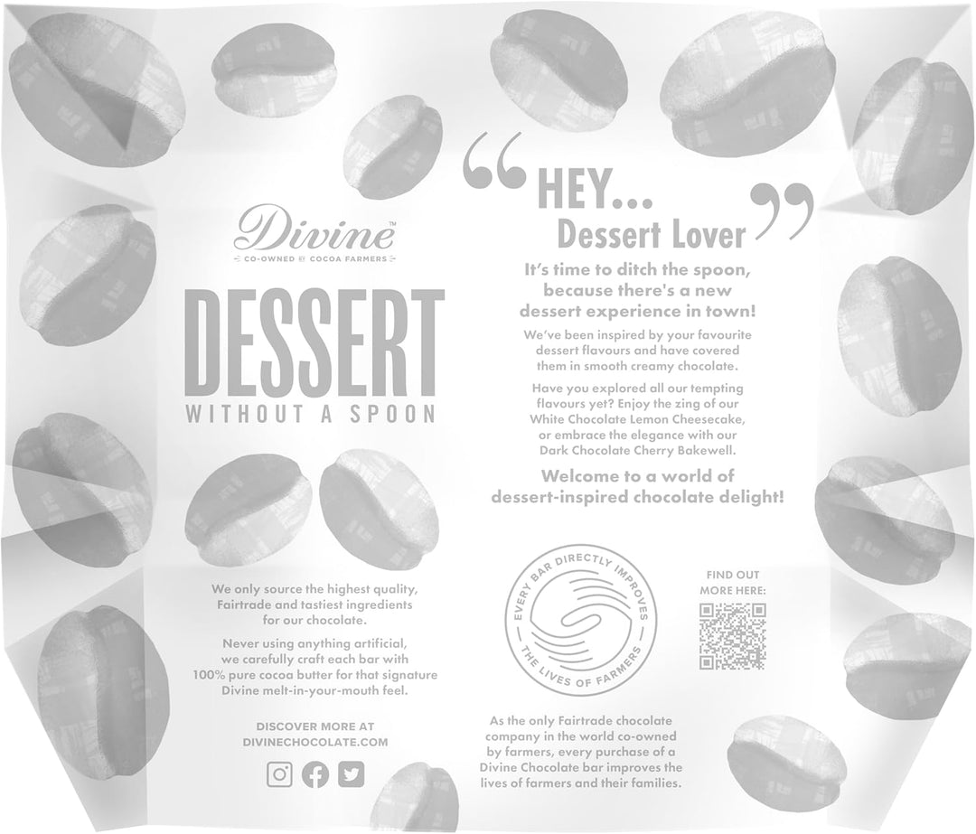 Divine - Dessert Bar 38% Milk Chocolate Tiramisu with Coffee & Biscuit (180g)