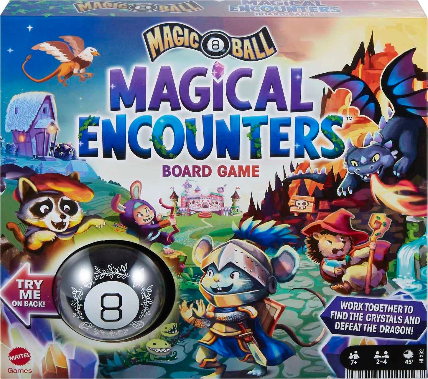 Mattel Games Magic 8 Ball Magical Encounters Cooperative Board Game 1