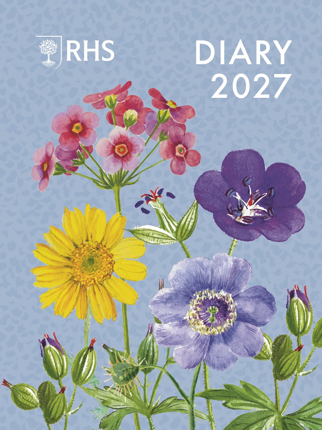 Frances Lincoln RHS Pocket Diary 2027 - Week-to-View Layout | Botanical Art Illustrations 1