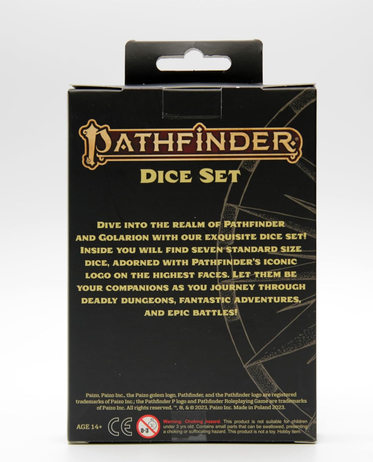 Q WORKSHOP Pathfinder Arcadia Shimmering-Green Dice Set 4