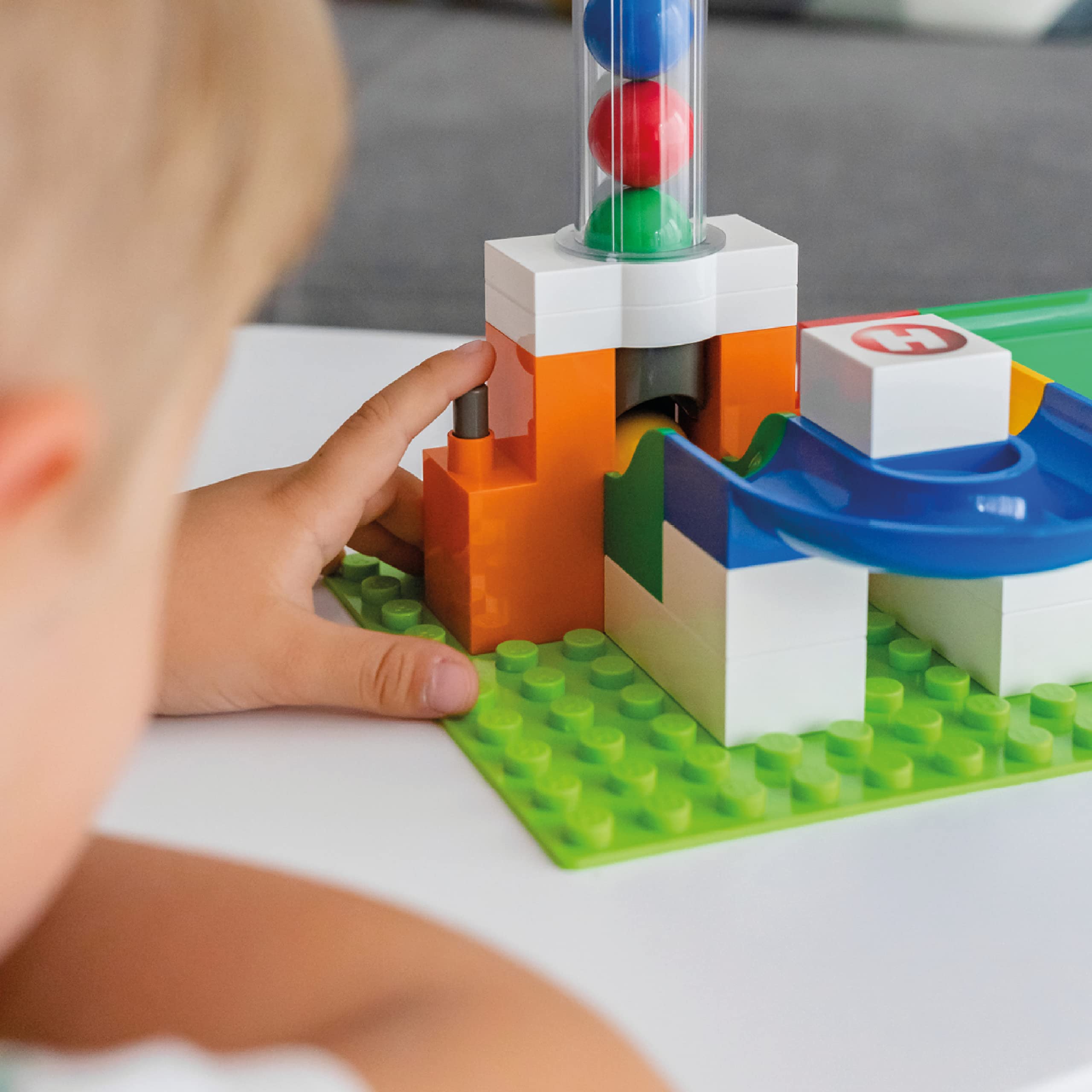 Hubelino 420596 Marble Run Lift Accessory - Ball Pump Expansion Set for Building Toys 14