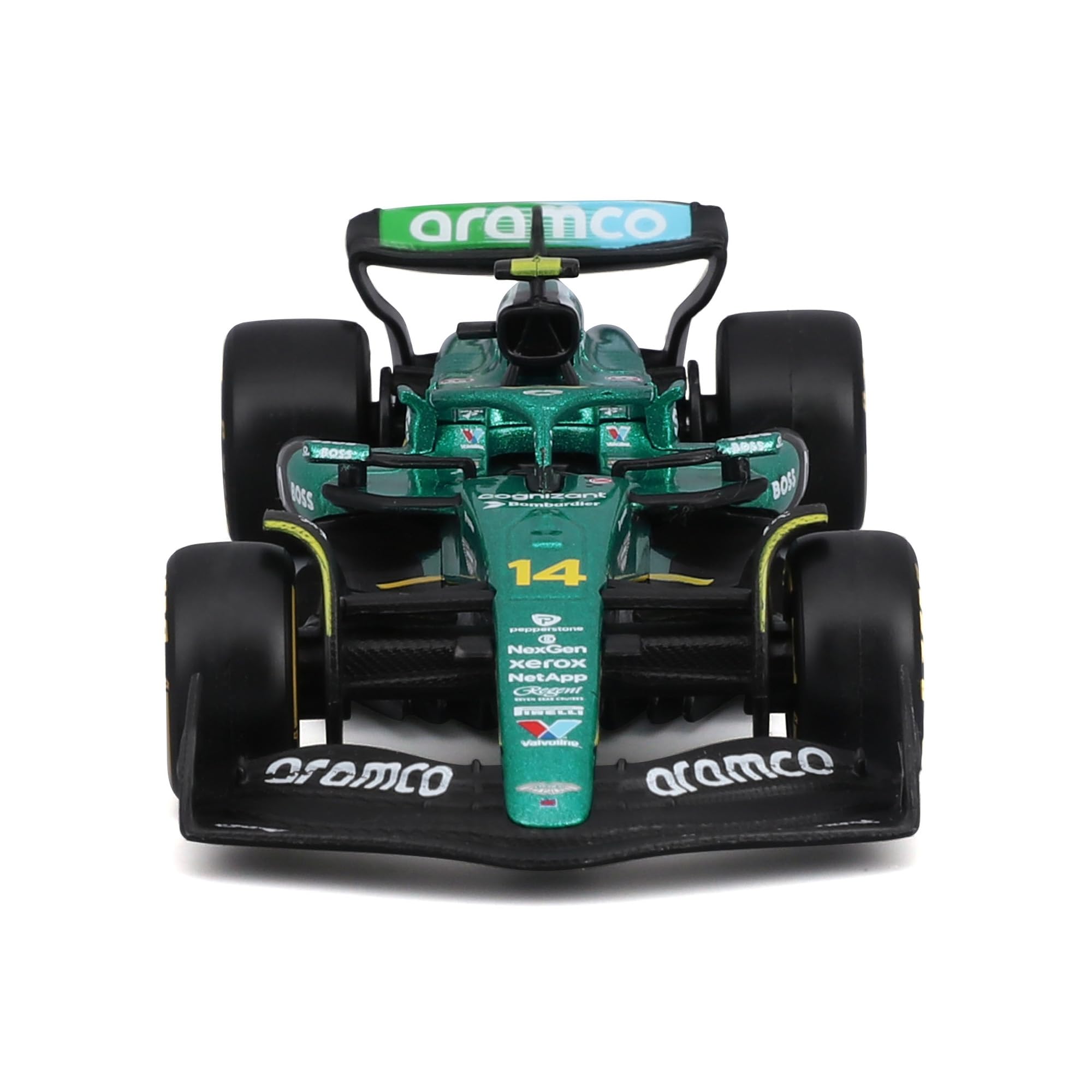 Bburago Aston Martin AMR25 F1 2025 #14 Alonso Diecast Model | 1:43 Scale | Metal 2