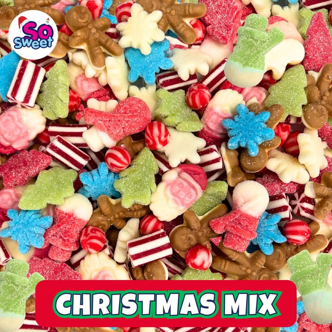 SoSweet Christmas Sweet Mix – 1kg Festive Assorted Sweets for Sharing, Gifting & Stocking Fillers 2