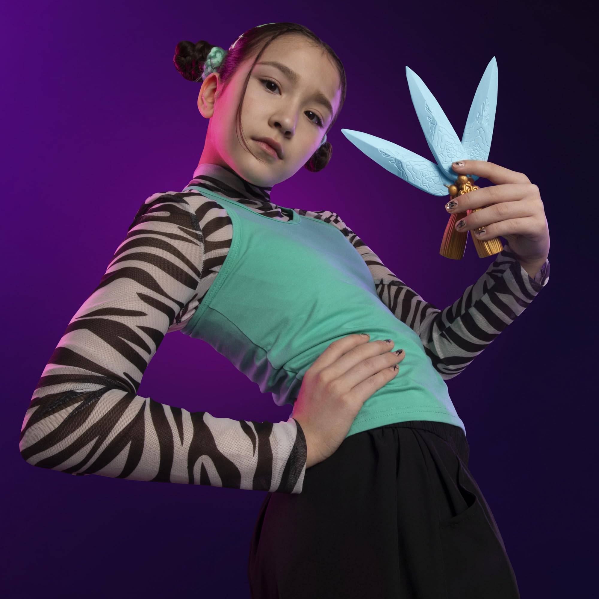 KPop Demon Hunters Zoey's Spirit Blades - 3 Foam Blades | Ages 6+ | 8 Inches 6