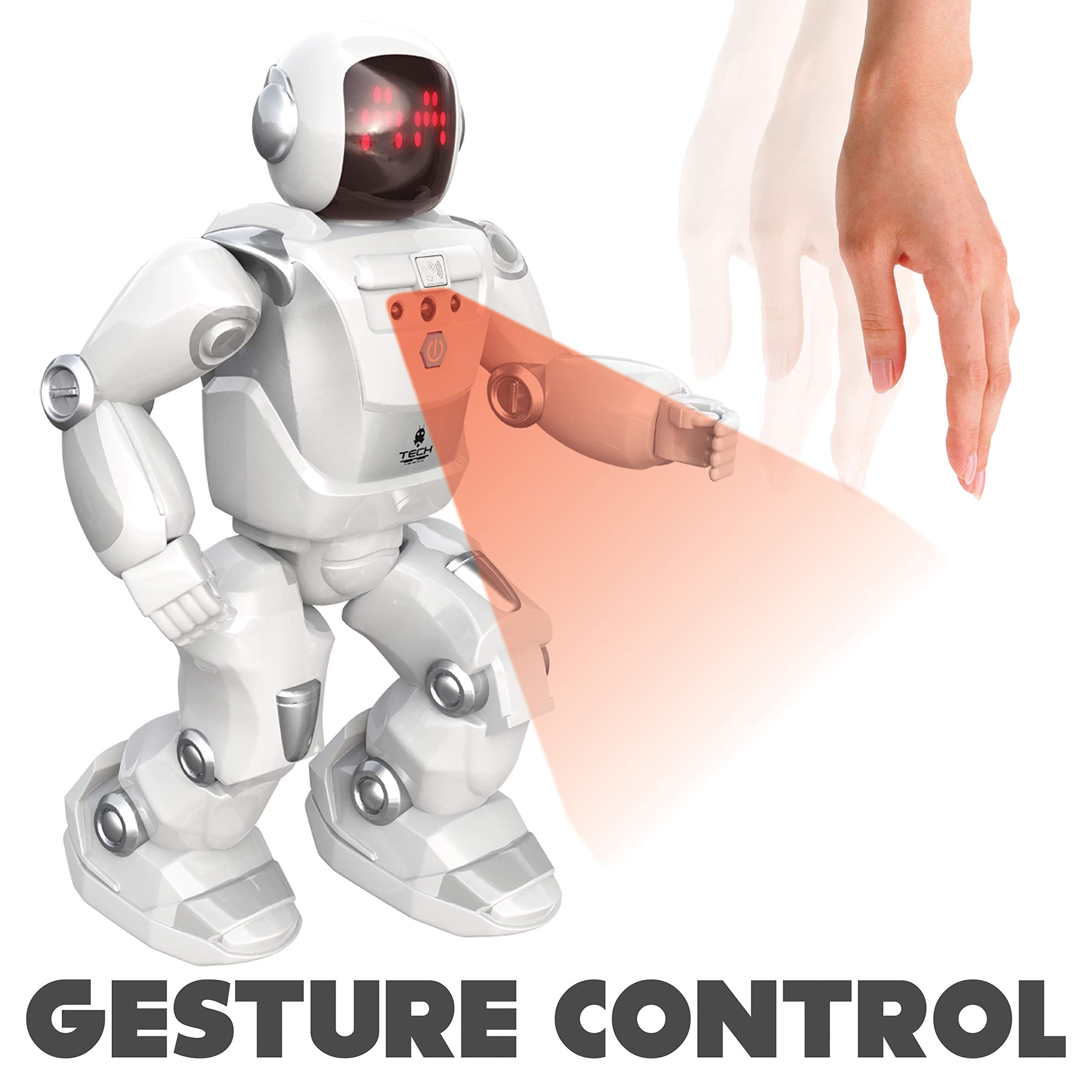 SilverLit Program-A-Bot X - 40cm Tall Programmable Walking, Gliding & Dancing Robot Toy with LED Expressions, 48 Commands, Ages 5+ 12