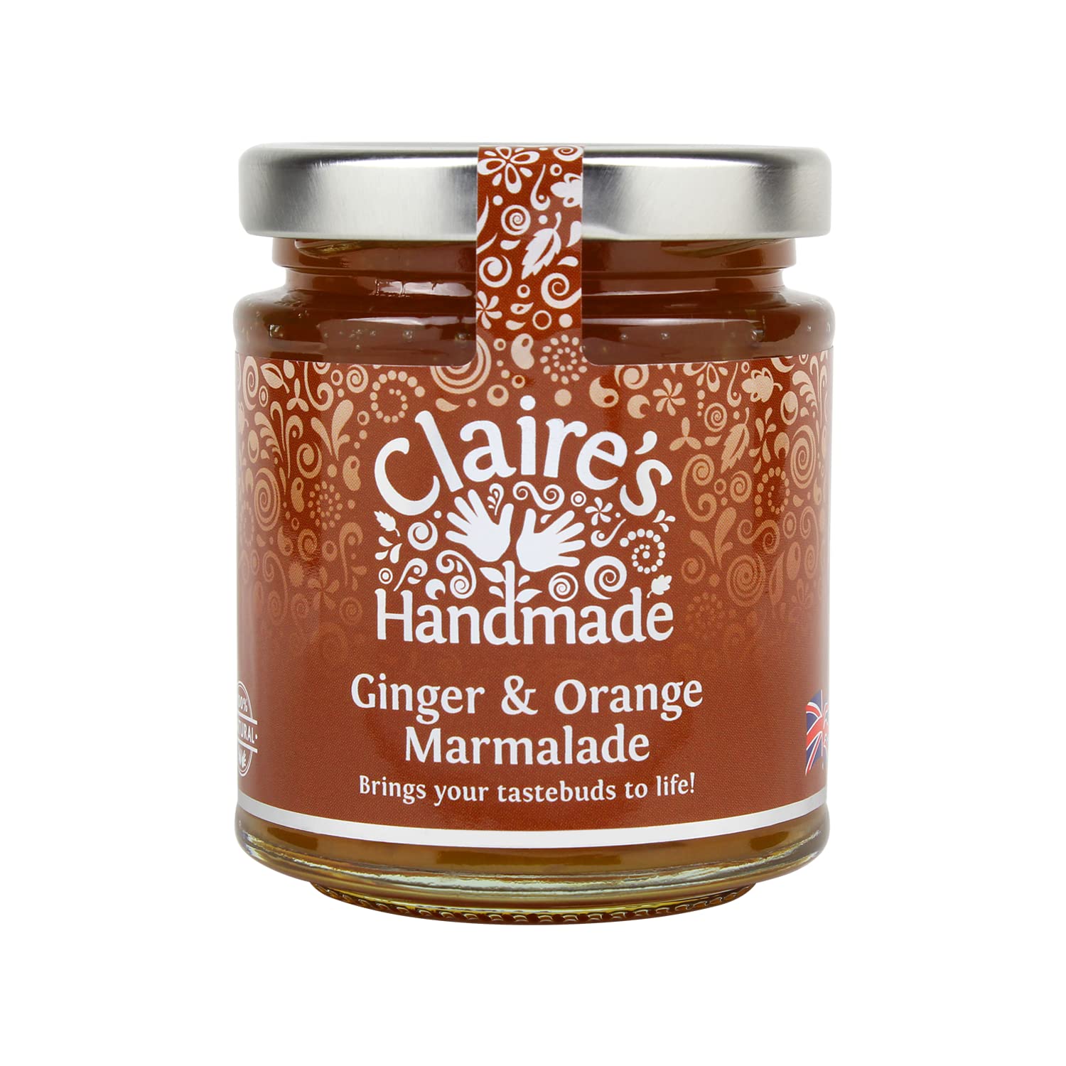 Claire's Handmade Ginger and Orange Marmalade - Uplifting Ginger Root Flavor | 227g Jar 1