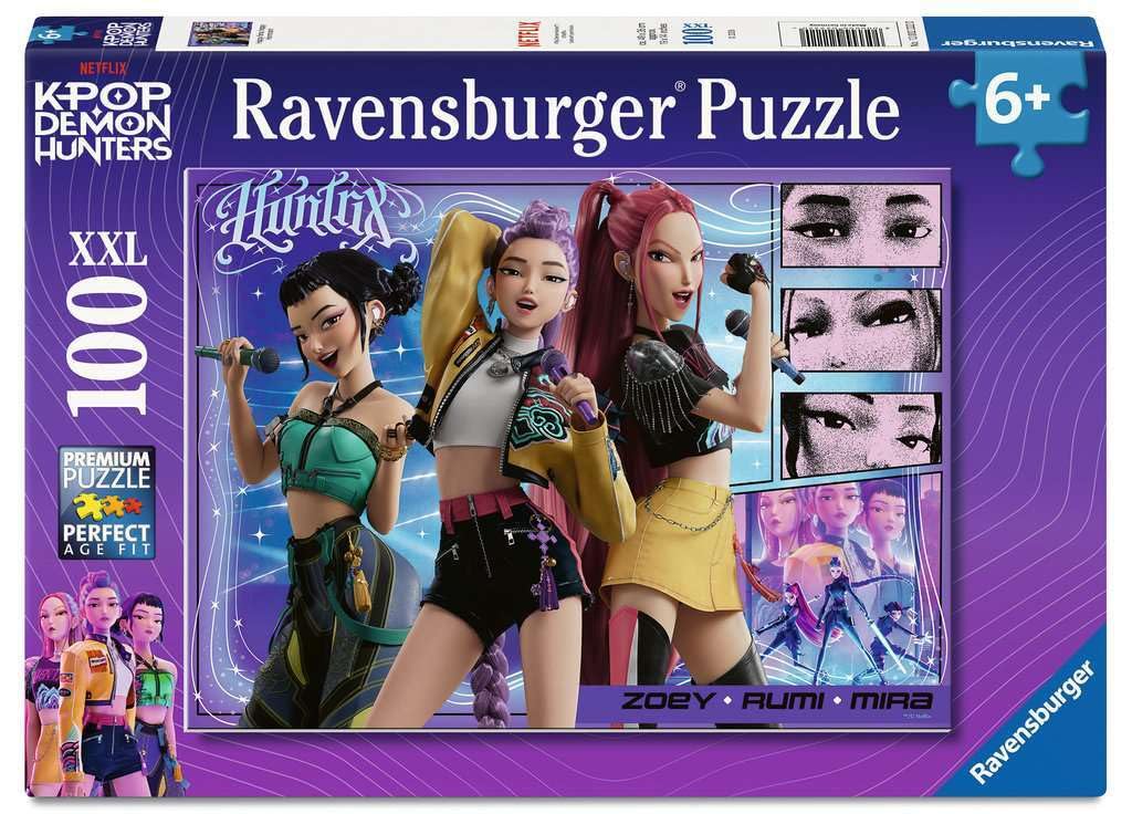 Ravensburger K-Pop Demon Hunters Jigsaw Puzzle - 100 XXL Pieces | Ages 6+ | 49 x 36cm