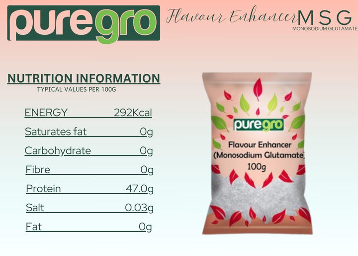 Puregro MSG Fine Monosodium Glutamate Seasoning by Ajinomoto | 100g
