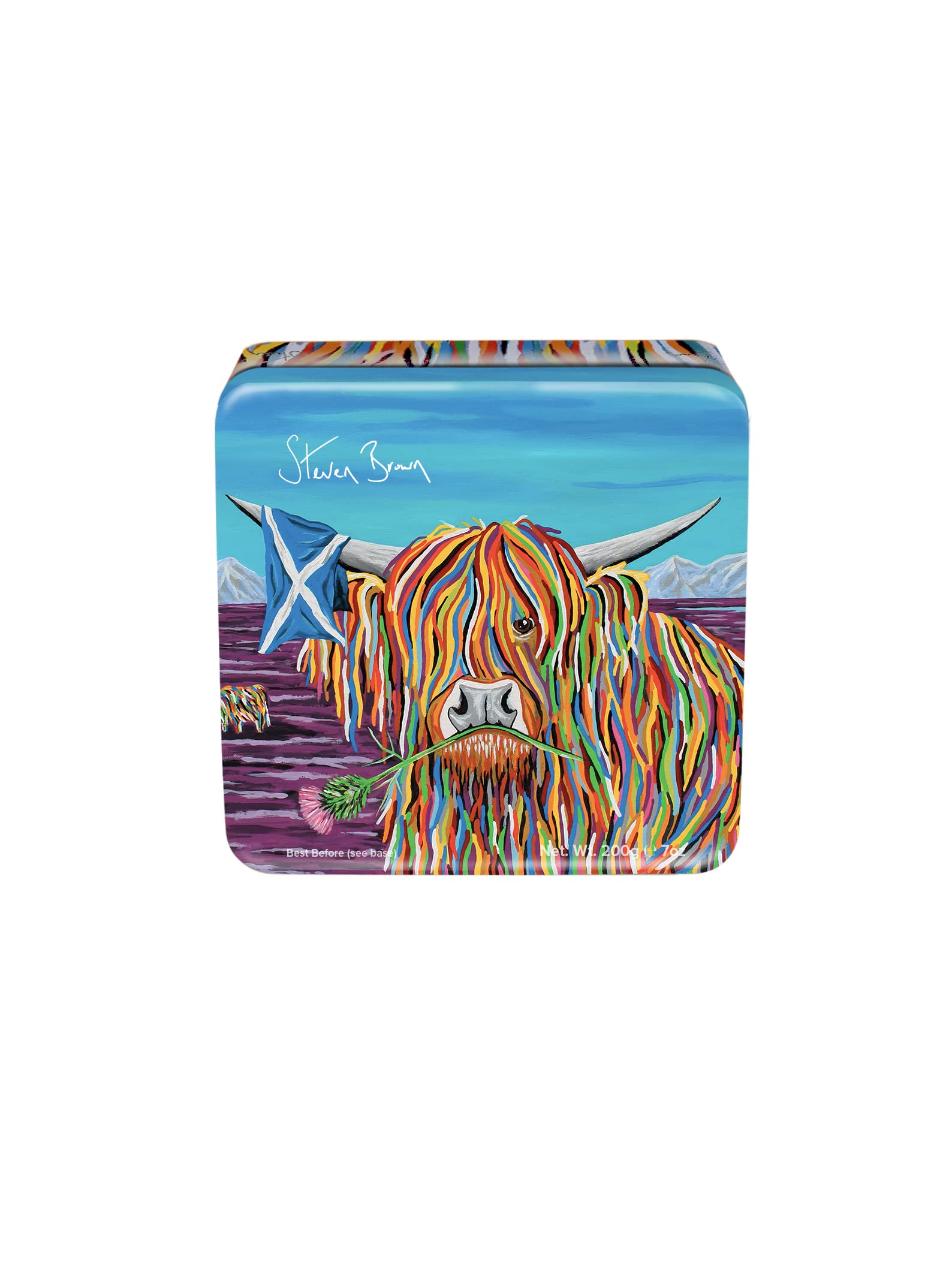 Gardiners of Scotland Hamish McCoo Malt Whisky Fudge Square Tin - 200g 1