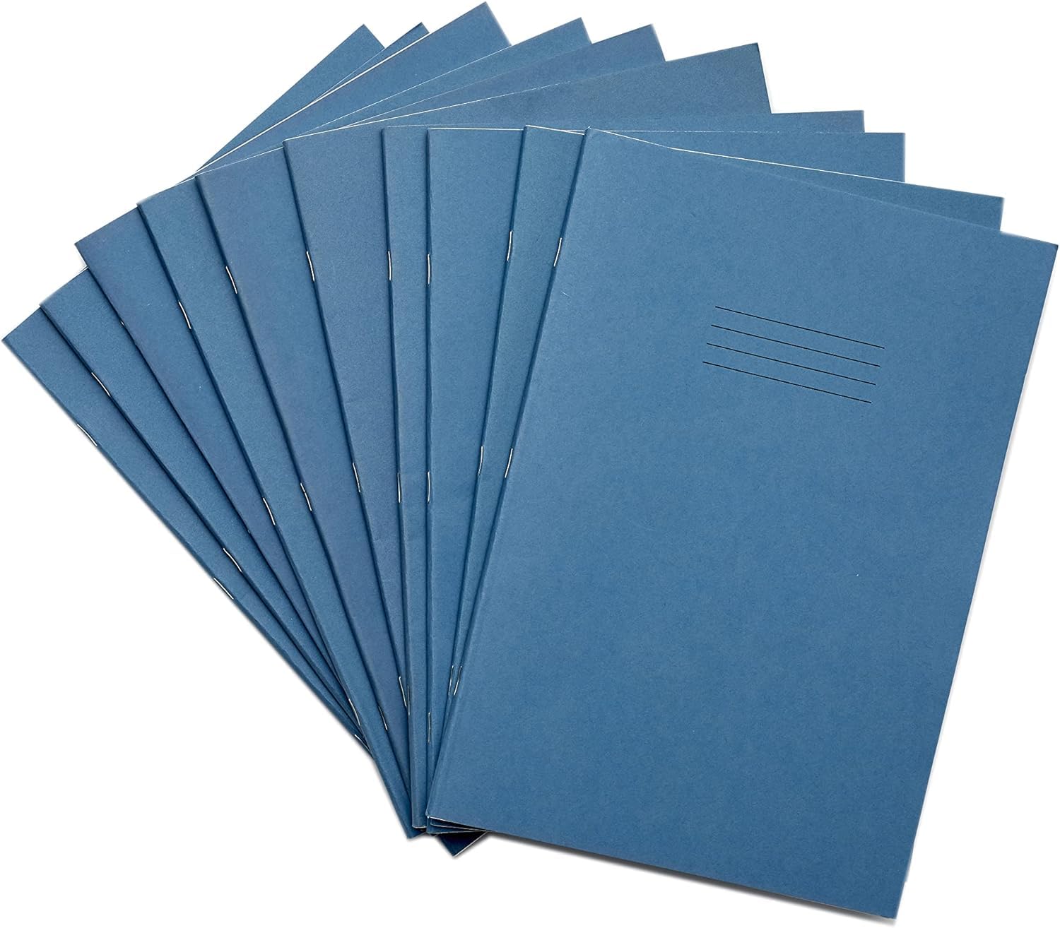 Rhino A4 Exercise Book | 64 Pages | 5mm Squared Ruling | Light Blue Cover | 10-Pack 1