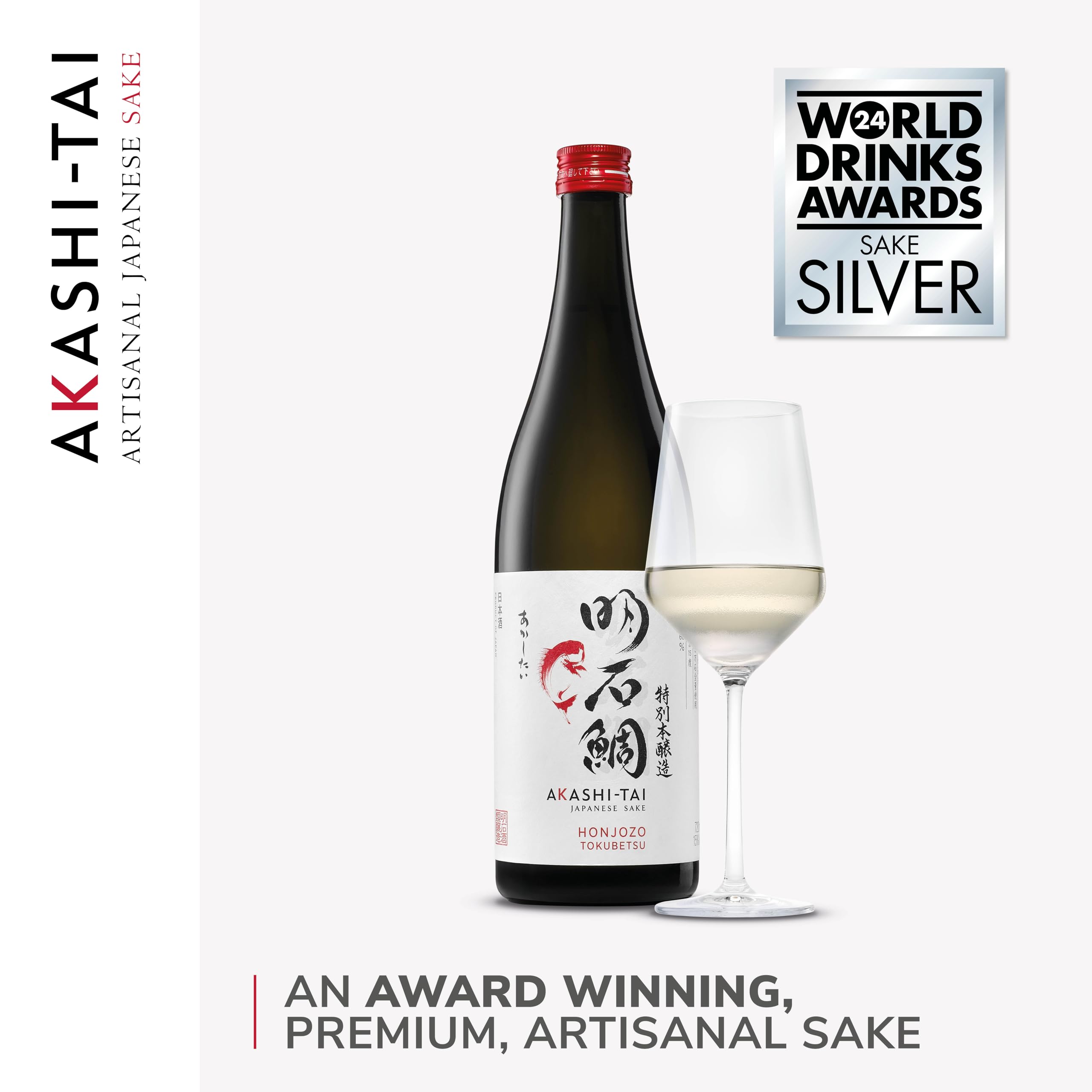 Akashi-Tai Tokubetsu Honjozo Sake - Medium-Bodied Umami | 60% Rice Polish | 72 cl 2