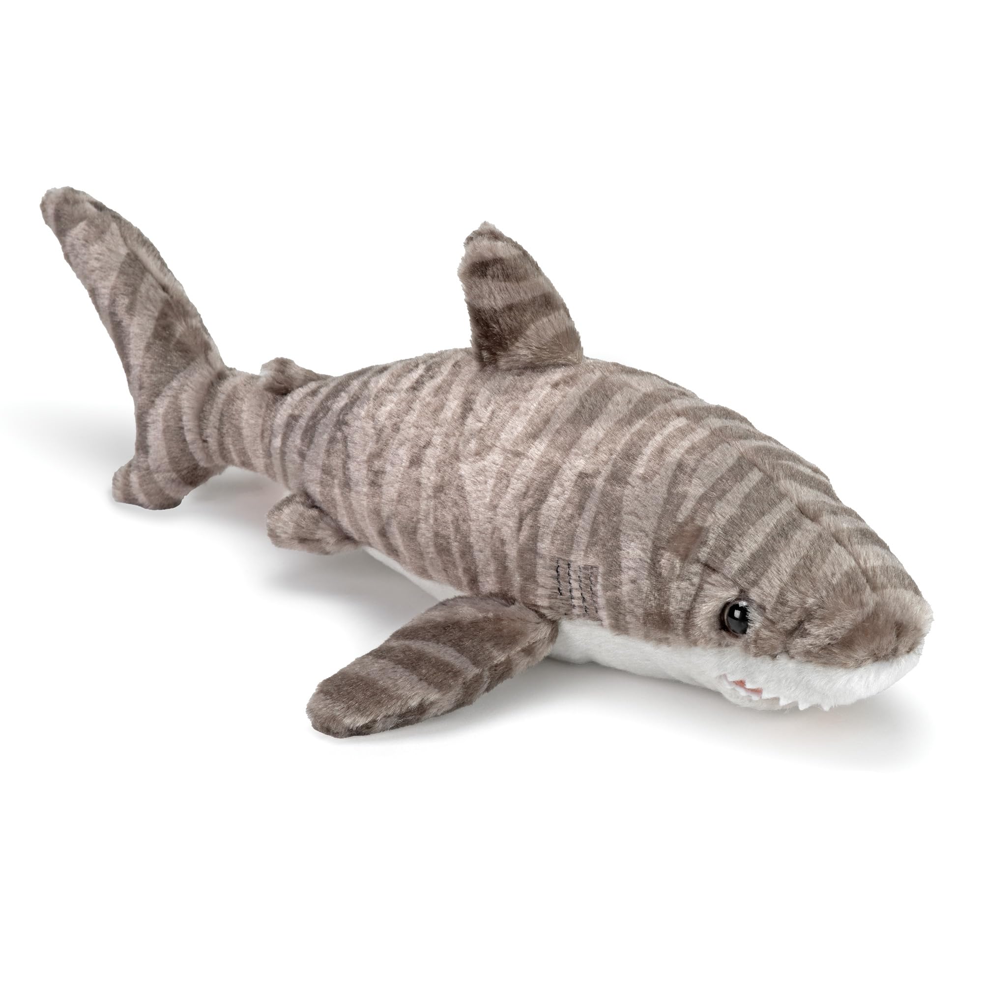 WILD REPUBLIC Tiger Shark Plush Soft Toy Cuddlekins Stuffed Animal for Kids 40 cm