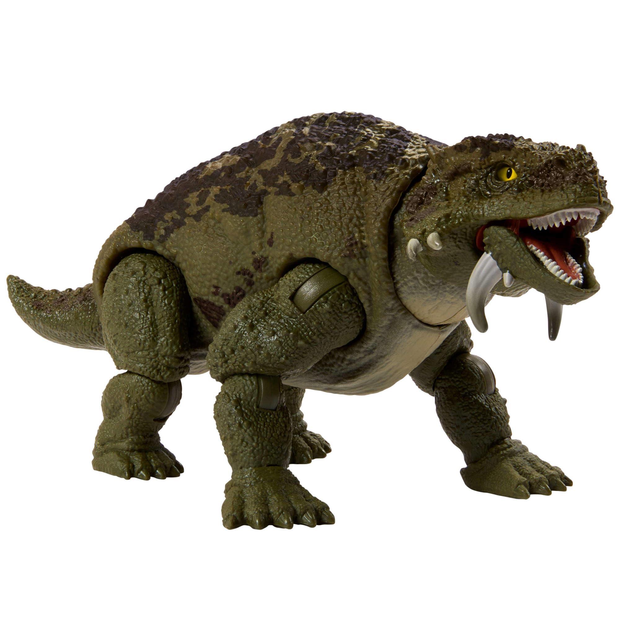 Mattel Hammond Collection Scutosaurus Dinosaur Action Figure | 14 Points of Movement | Glass Eyes