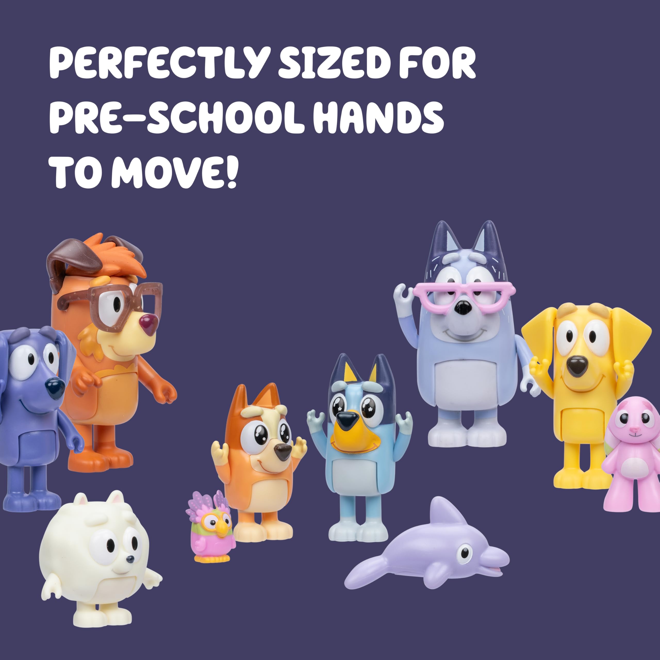 Bluey The Super Fan Set - 12 Articulated Figures with Exclusive Joff & Pom Pom 2