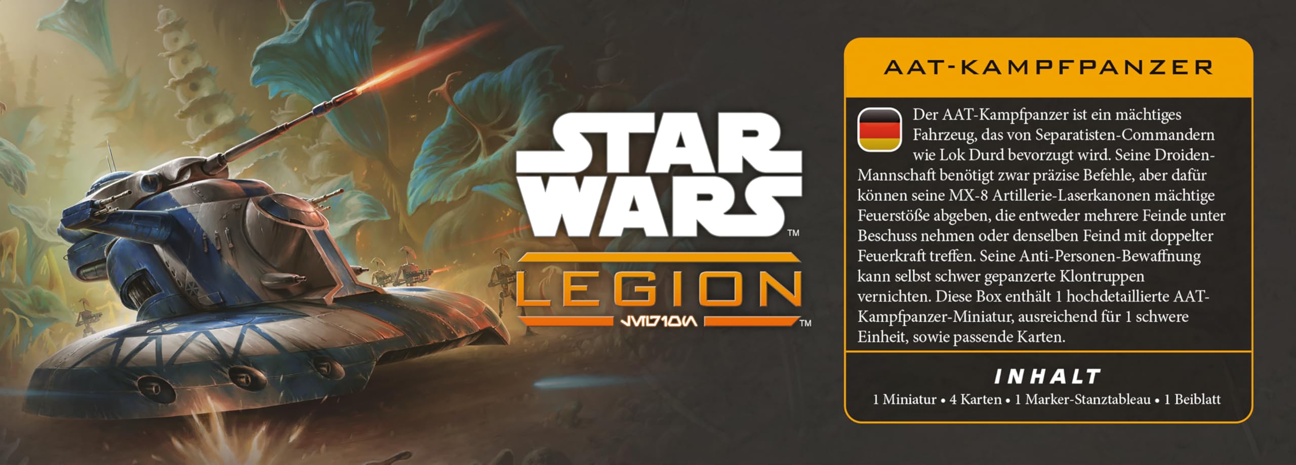 Asmodee Star Wars Legion - AAT Battle Tank Heavy Unit Expansion | Multilingual Reissue 5